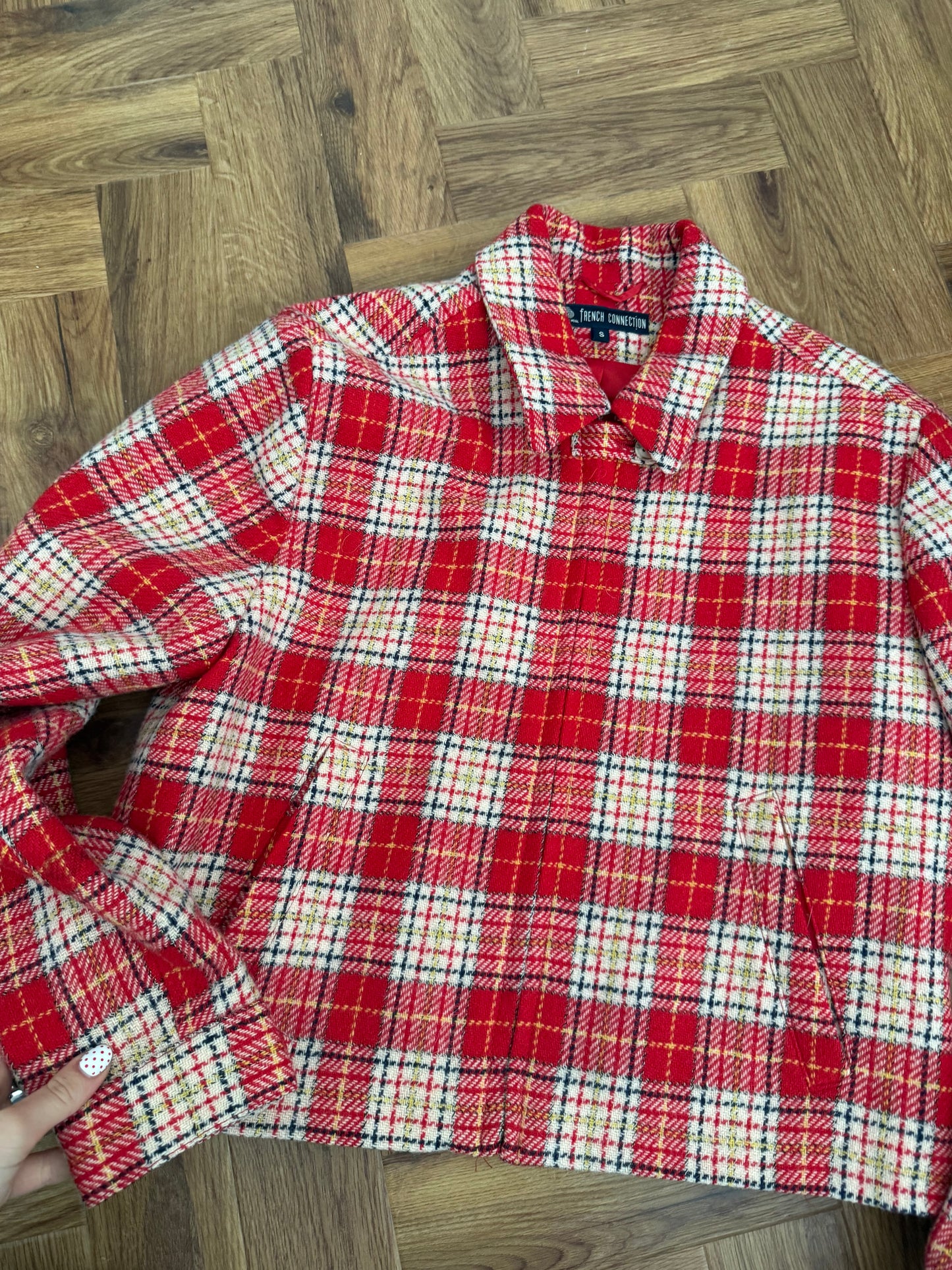 French Connection Wool Tartan Jacket (S)