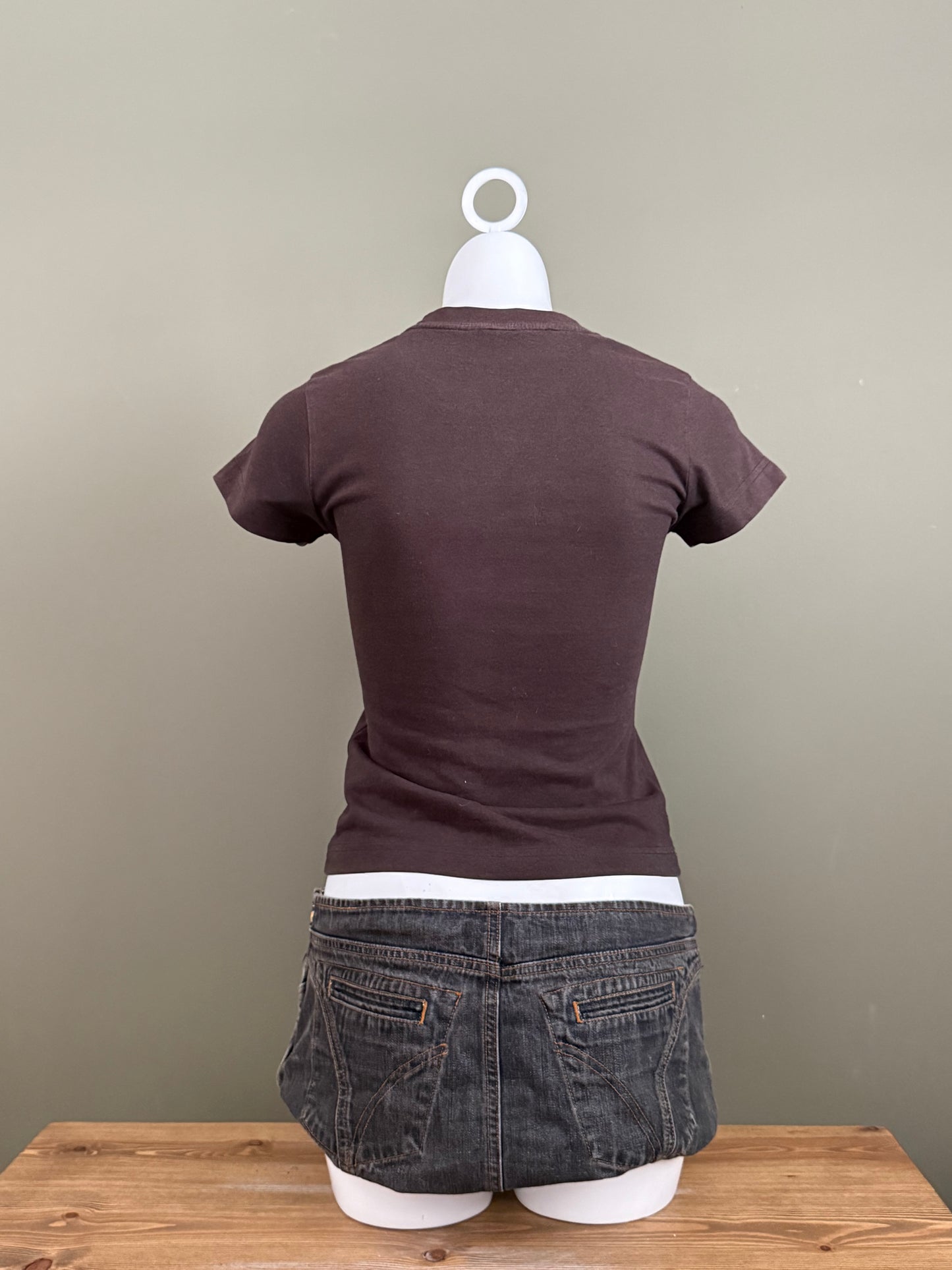 Brown Guess Baby Tee (S)