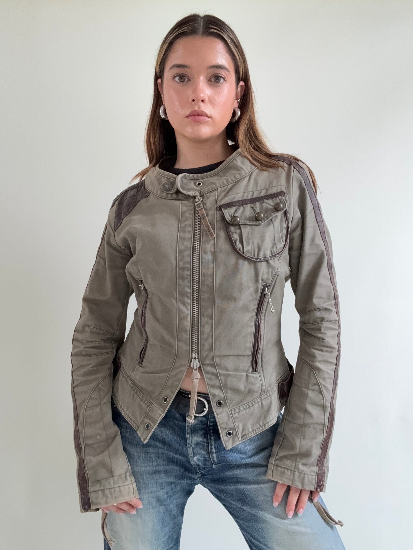 Diesel Fitted Military Style Jacket (L)