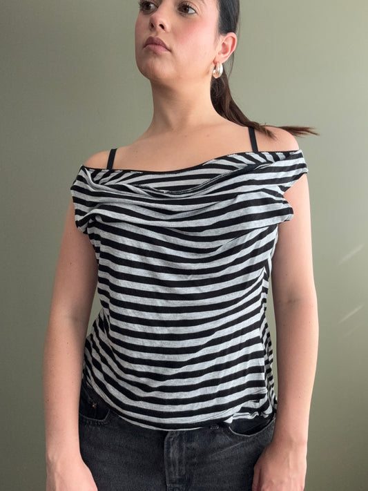 Karen Millen Striped Top (UK16)