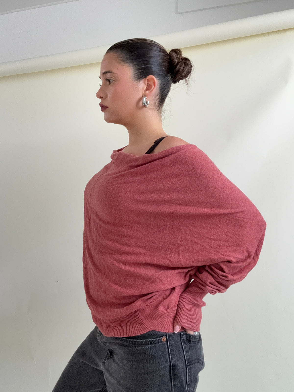 Allsaints Batwing Popper Jumper (M)