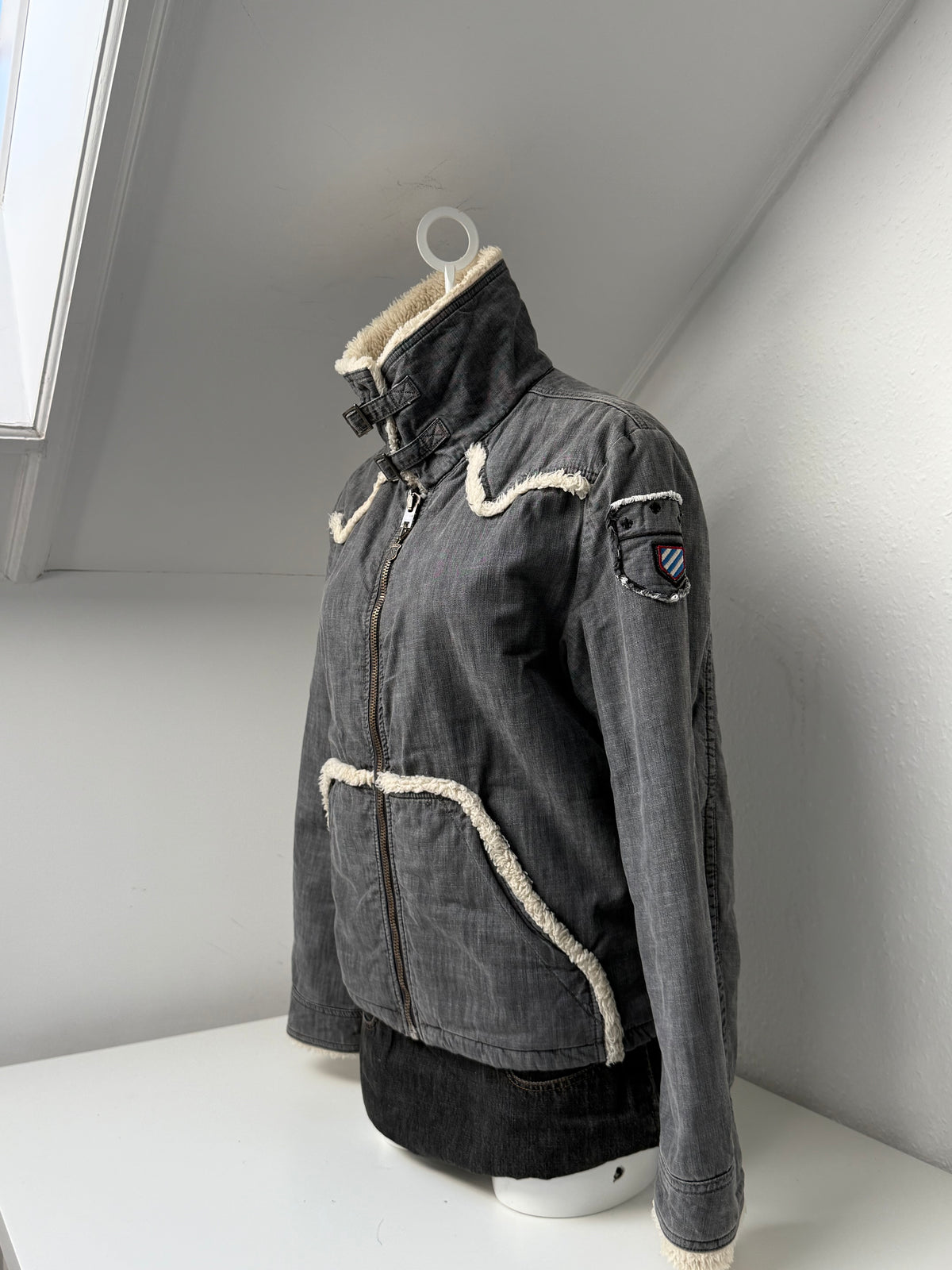 Vintage Diesel Aviator Bomber Jacket (M)