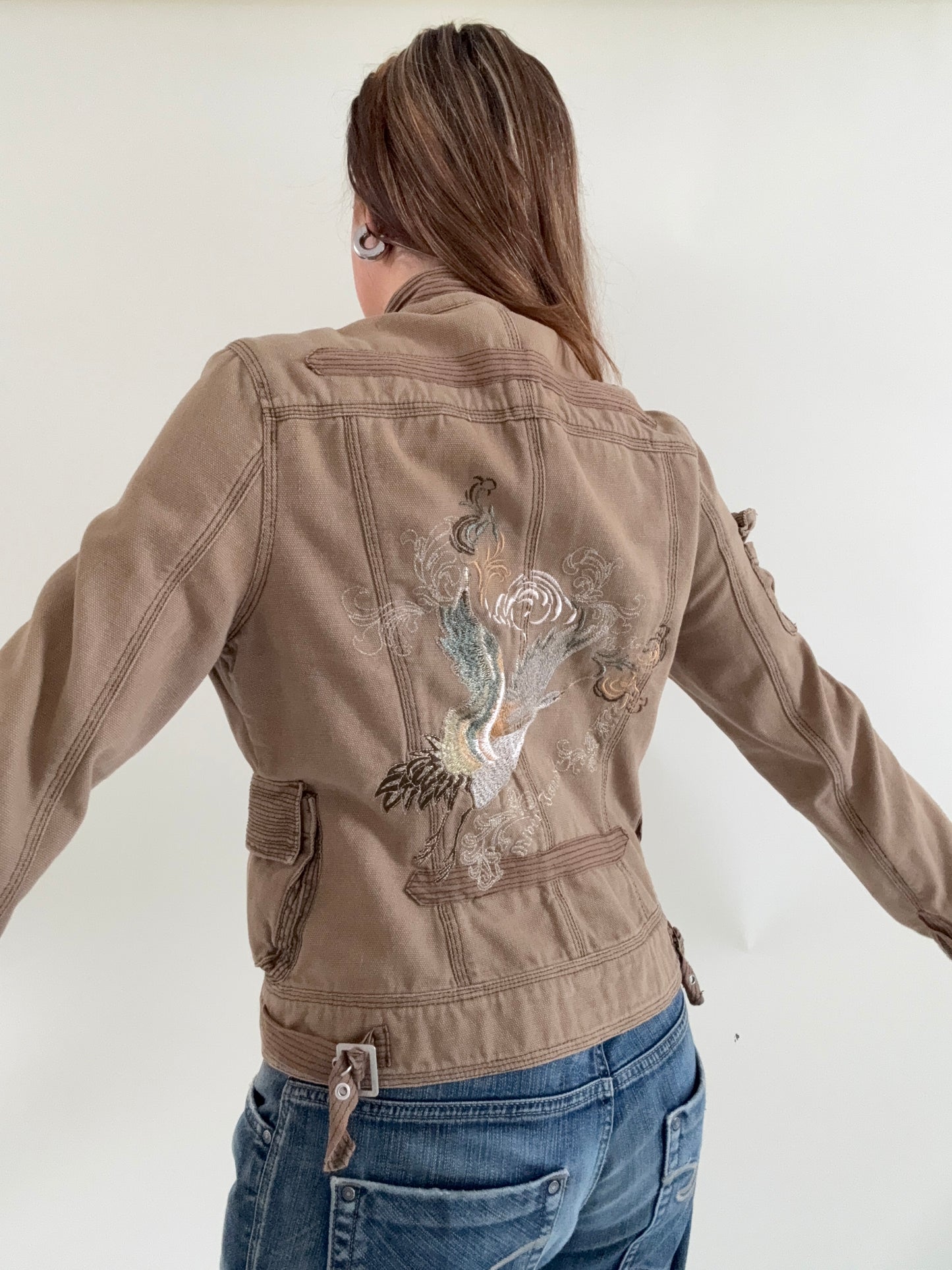 Cargo Embroidered Jacket (UK14)