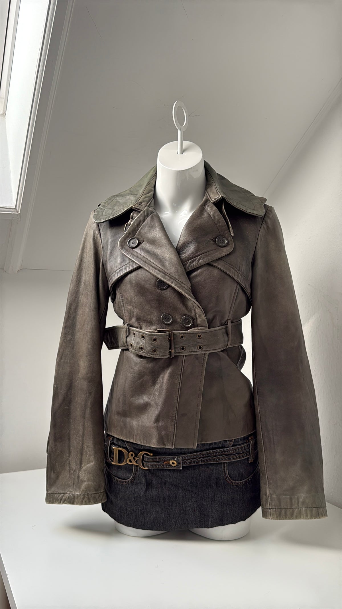 Allsaints 2 in 1 Leather Jacket (UK12)