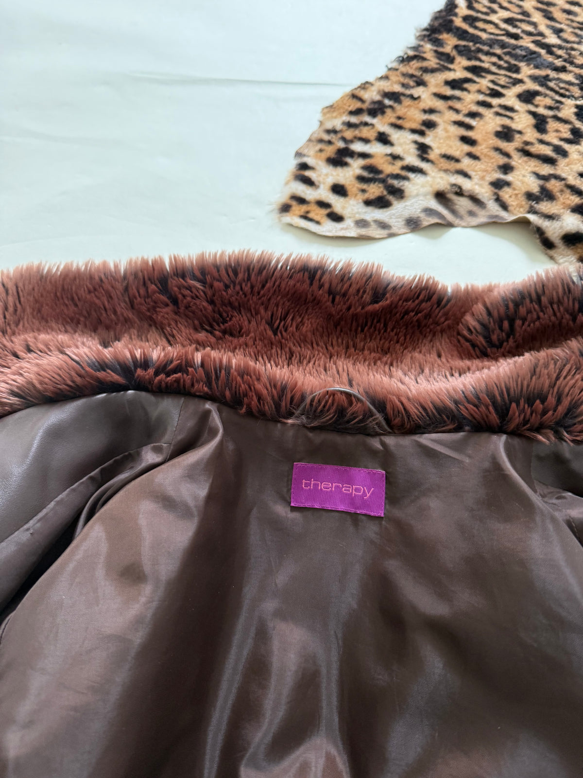 Y2K Faux Fur Jacket (UK12)
