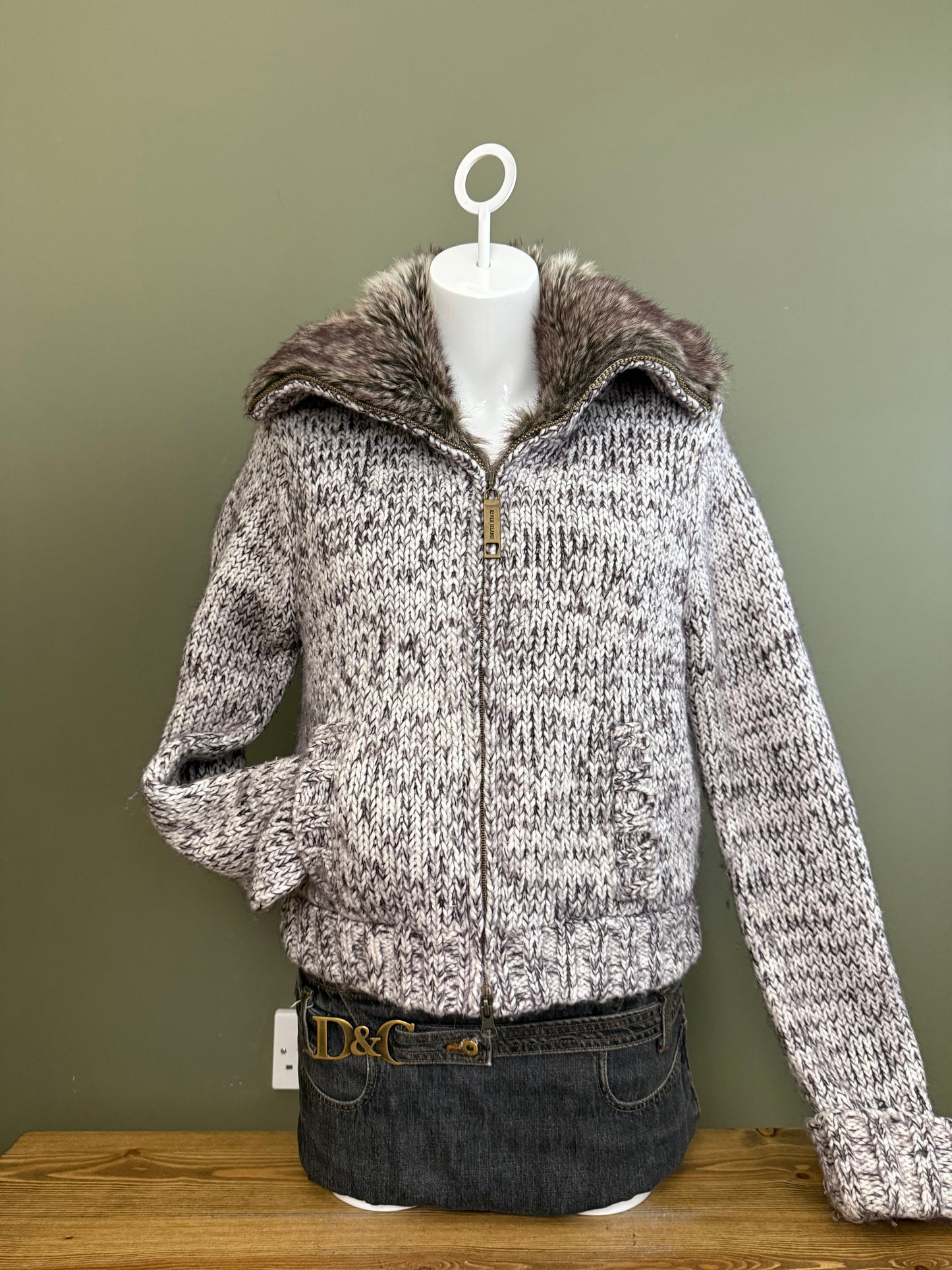Wool Zip Jacket (UK16)