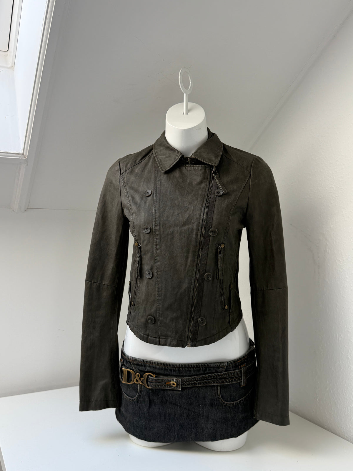 Vintage Asymmetric Jacket (S)