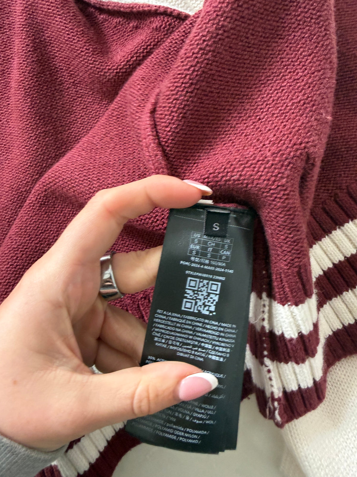 Guess Knitted Zip Jumper (S)