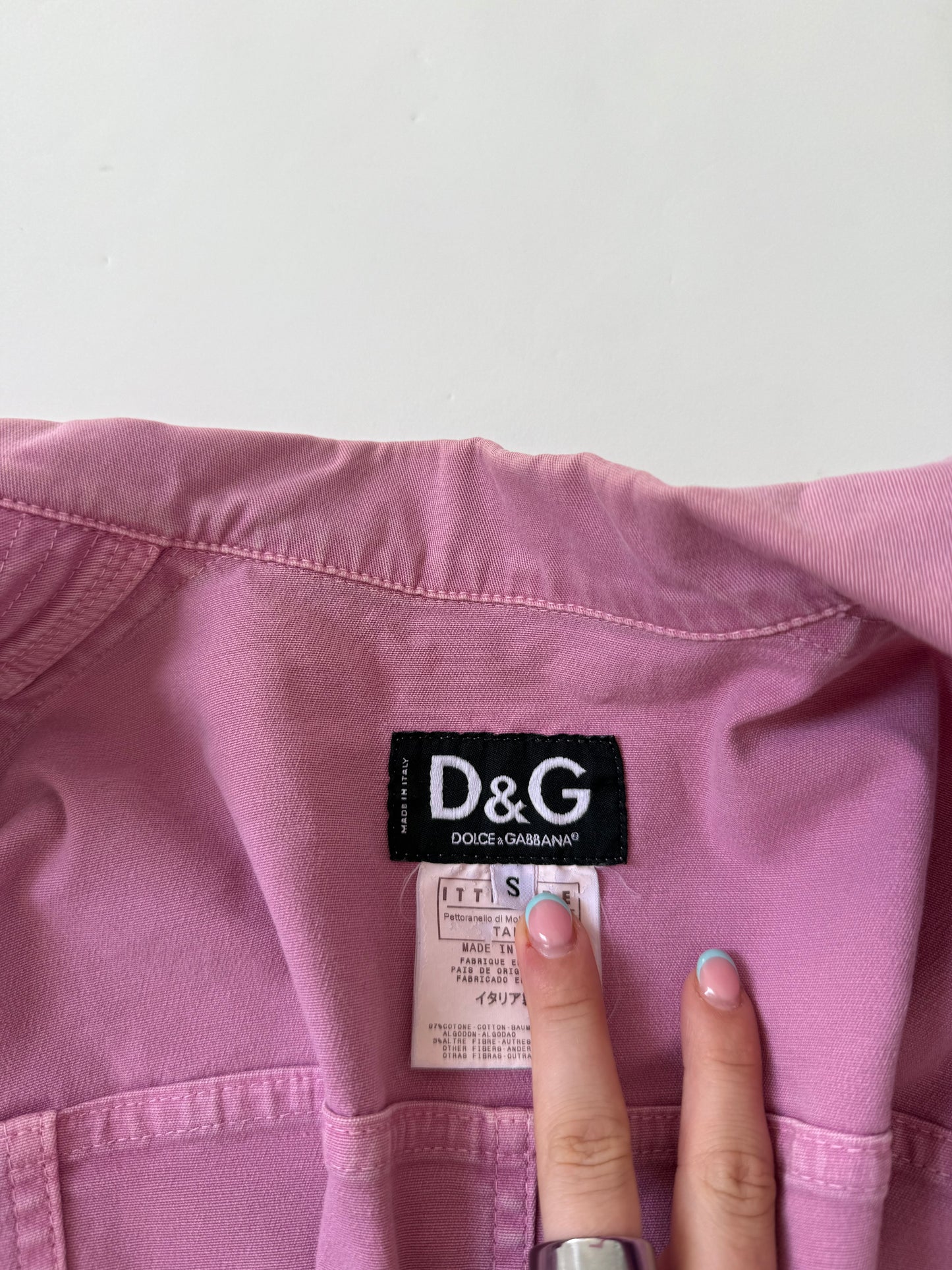 Dolce & Gabbana Pink Denim Jacket (S)