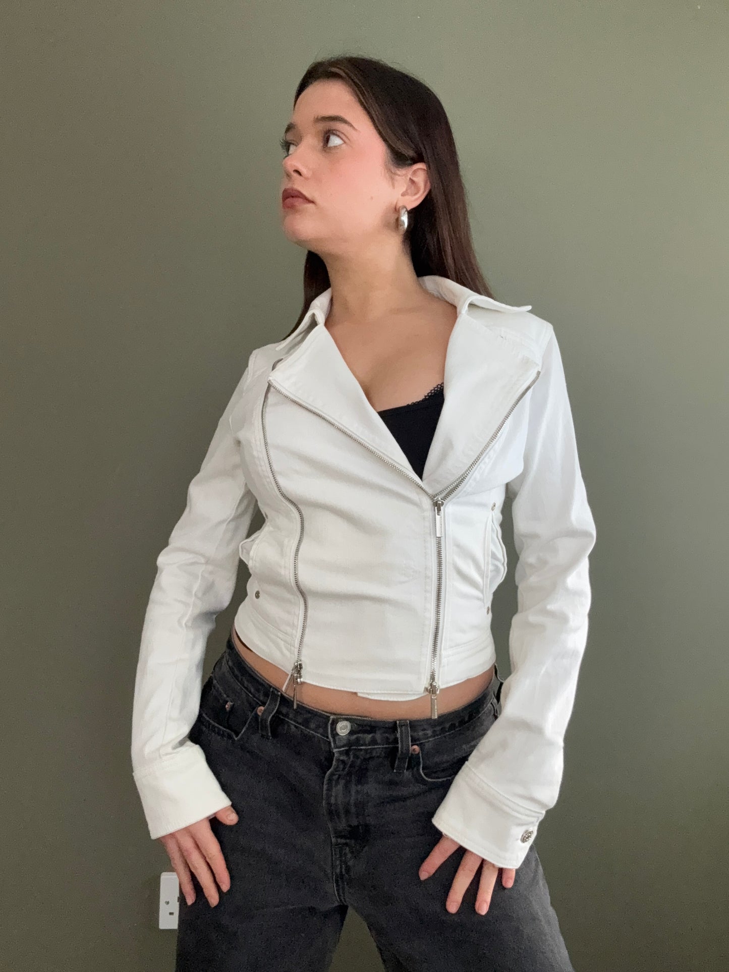 Karen Millen Fitted Biker Jacket (UK8)