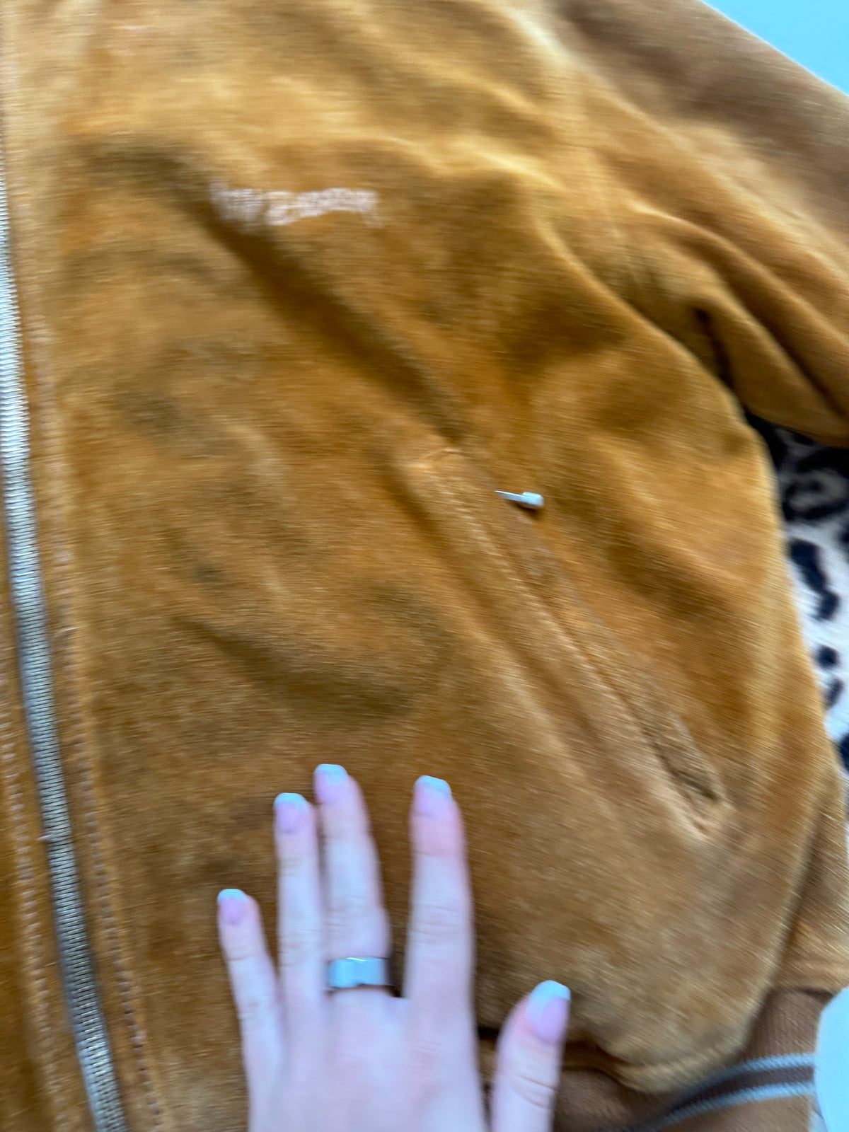 Vintage Diesel Suede Bomber Jacket (L)