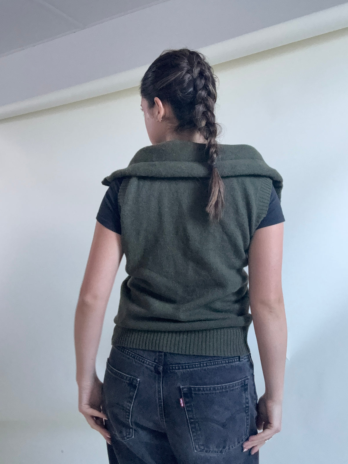 Diesel Wool Zip Gilet (M)
