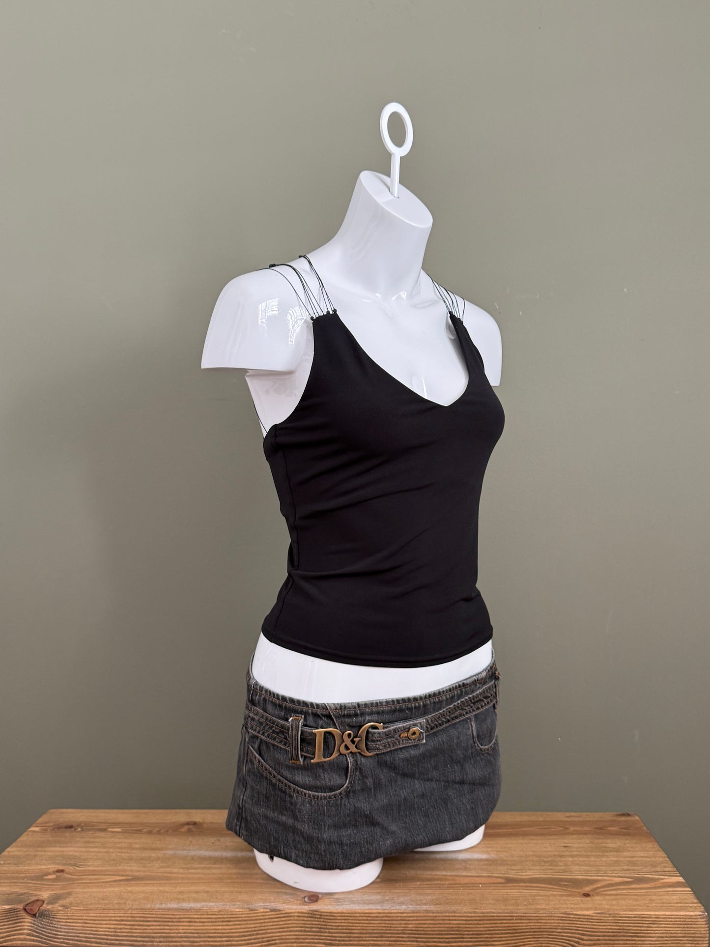 Backless Beaded Cami Top (UK10)