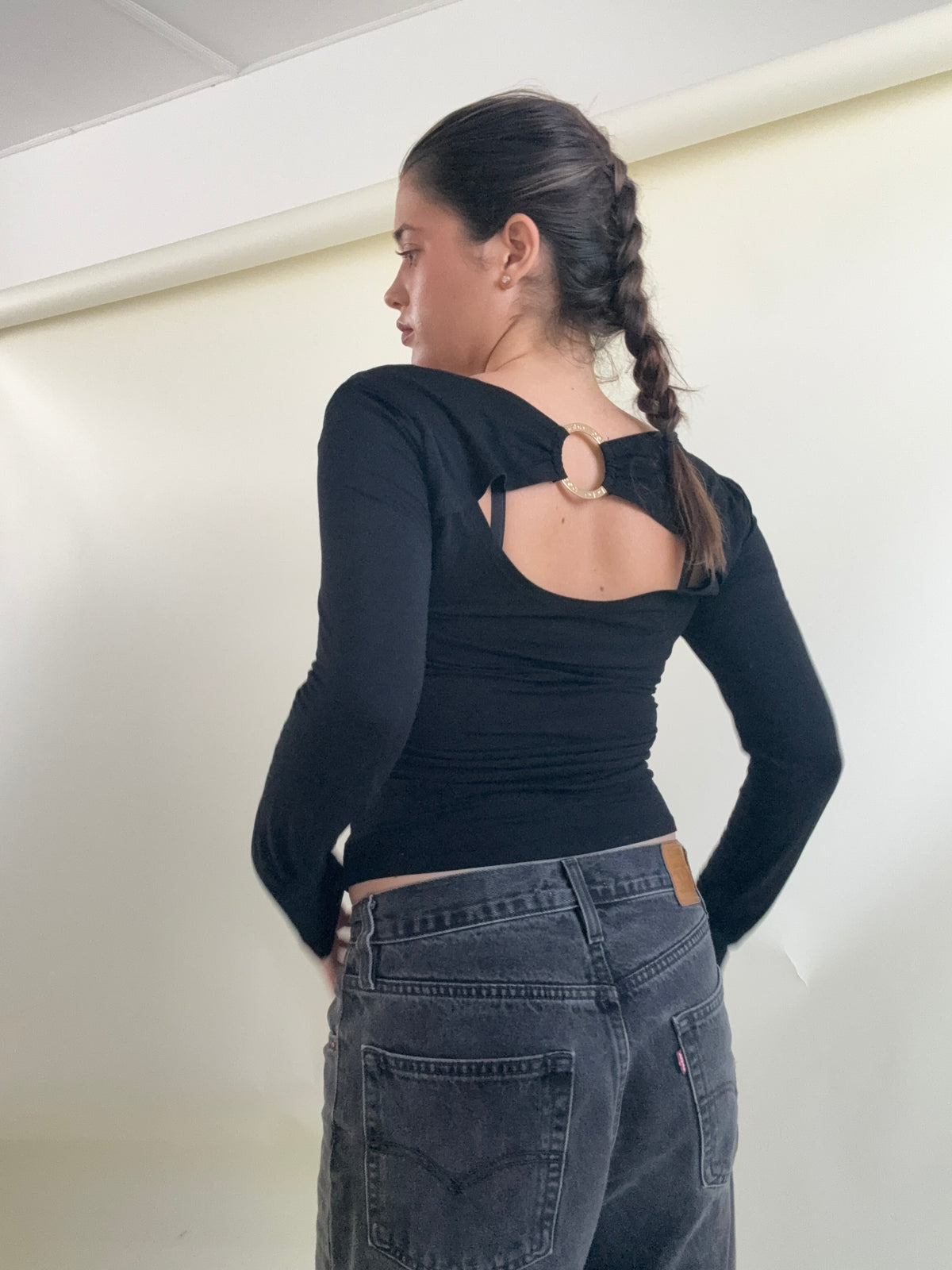 Bebe Y2K Longsleeve Top (S)