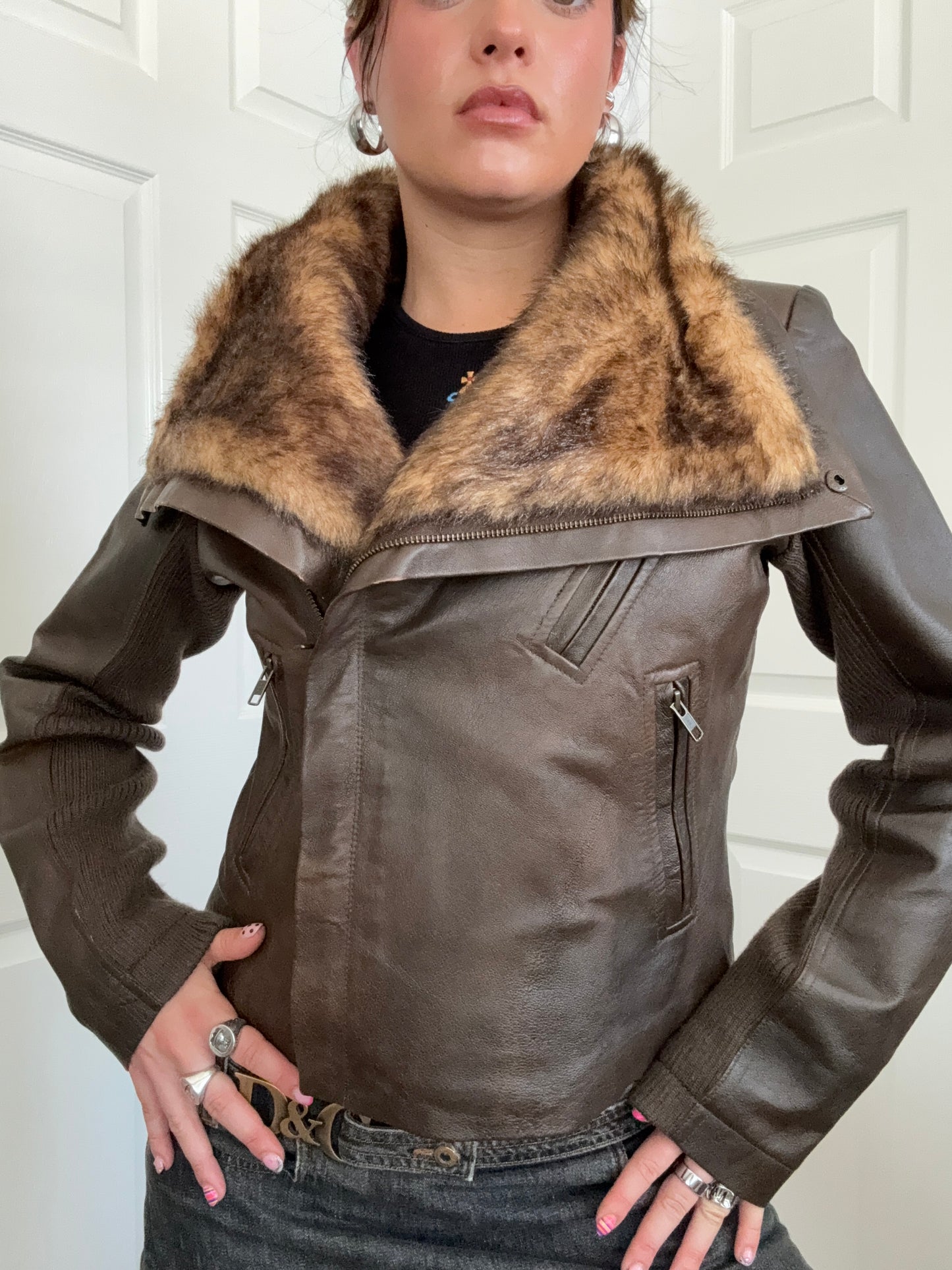 Morgan De Toi Leather Jacket (S)
