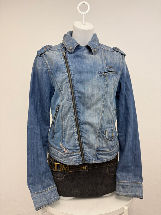 Diesel Denim Biker Jacket (L)