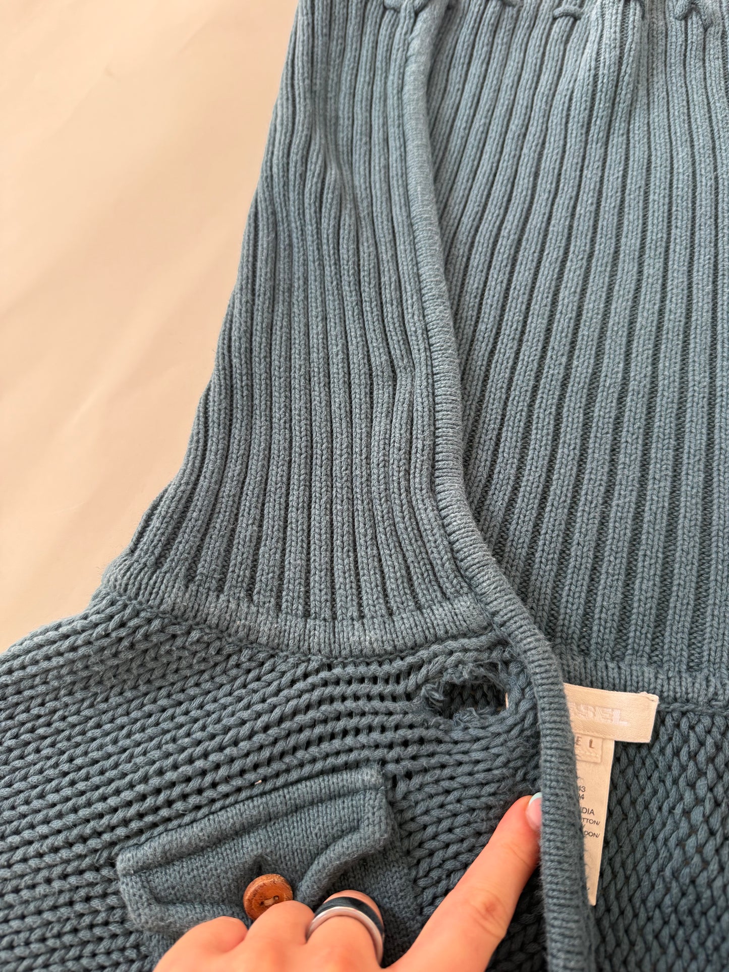 Diesel Knit Cropped Cardigan (L)
