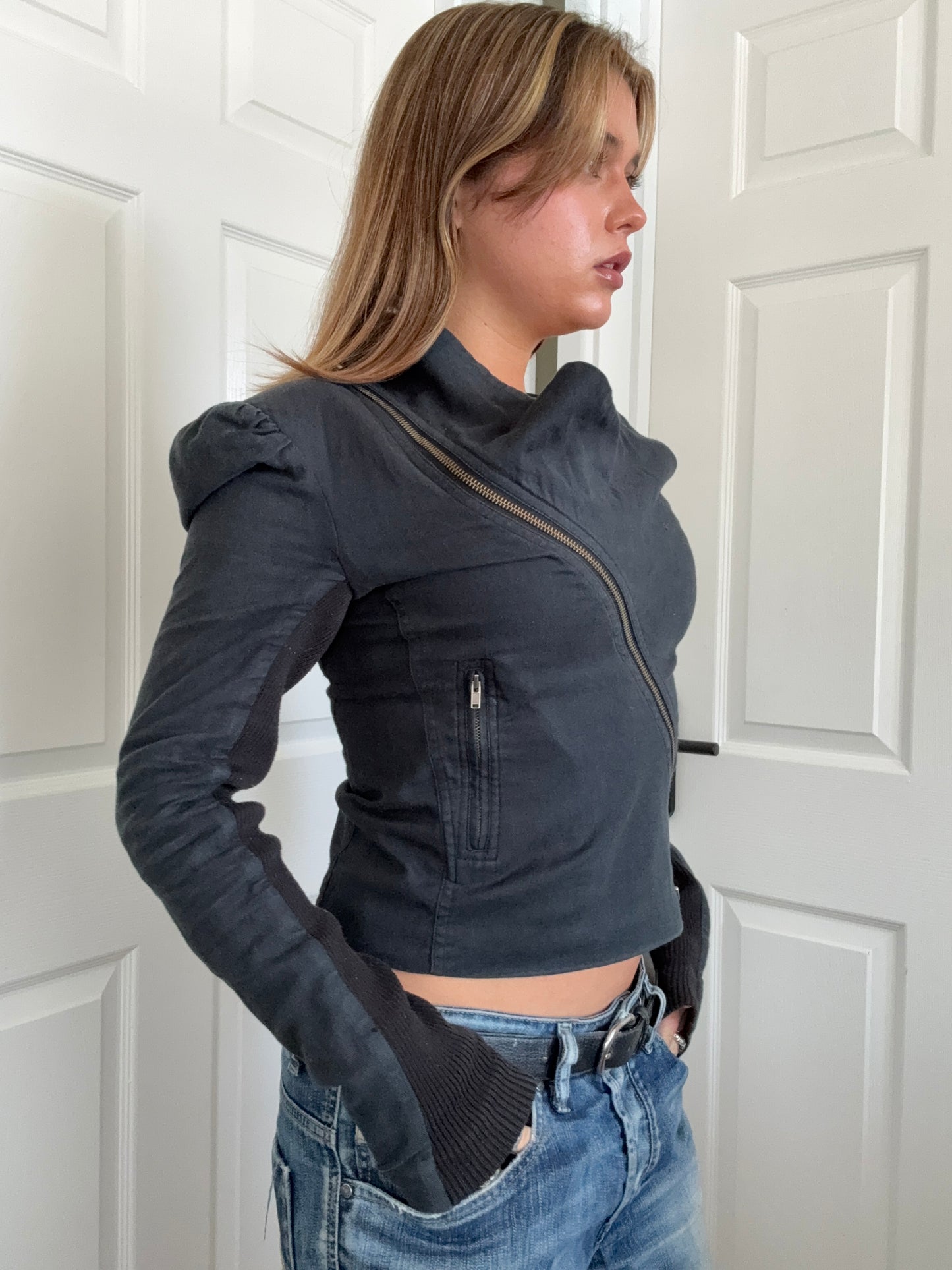 Allsaints Asymmetric Jacket (UK8)