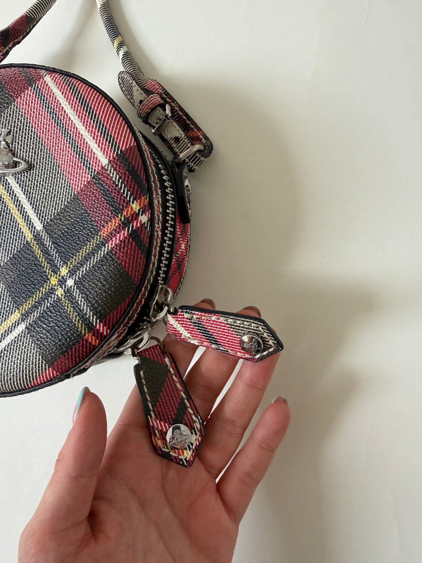 Vivienne Westwood Tartan Crossbody Bag