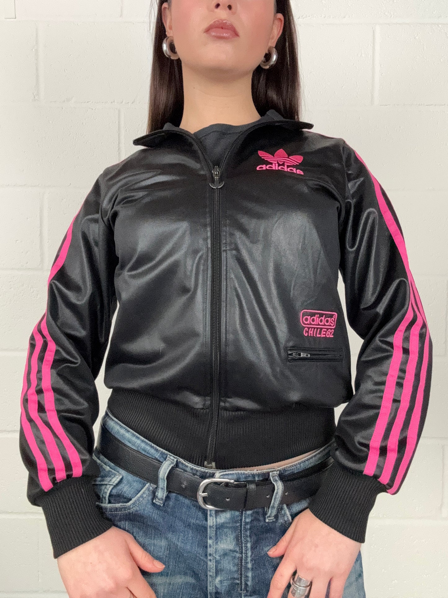 Adidas Wet Look Track Jacket (UK12)