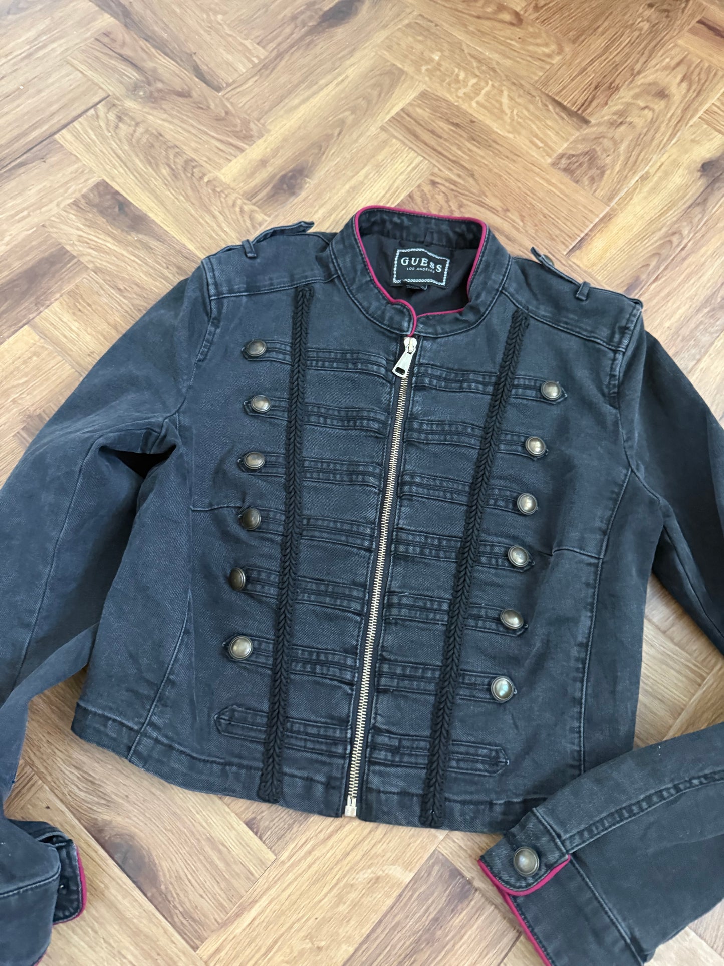 Guess Cropped Military Jacket (M)