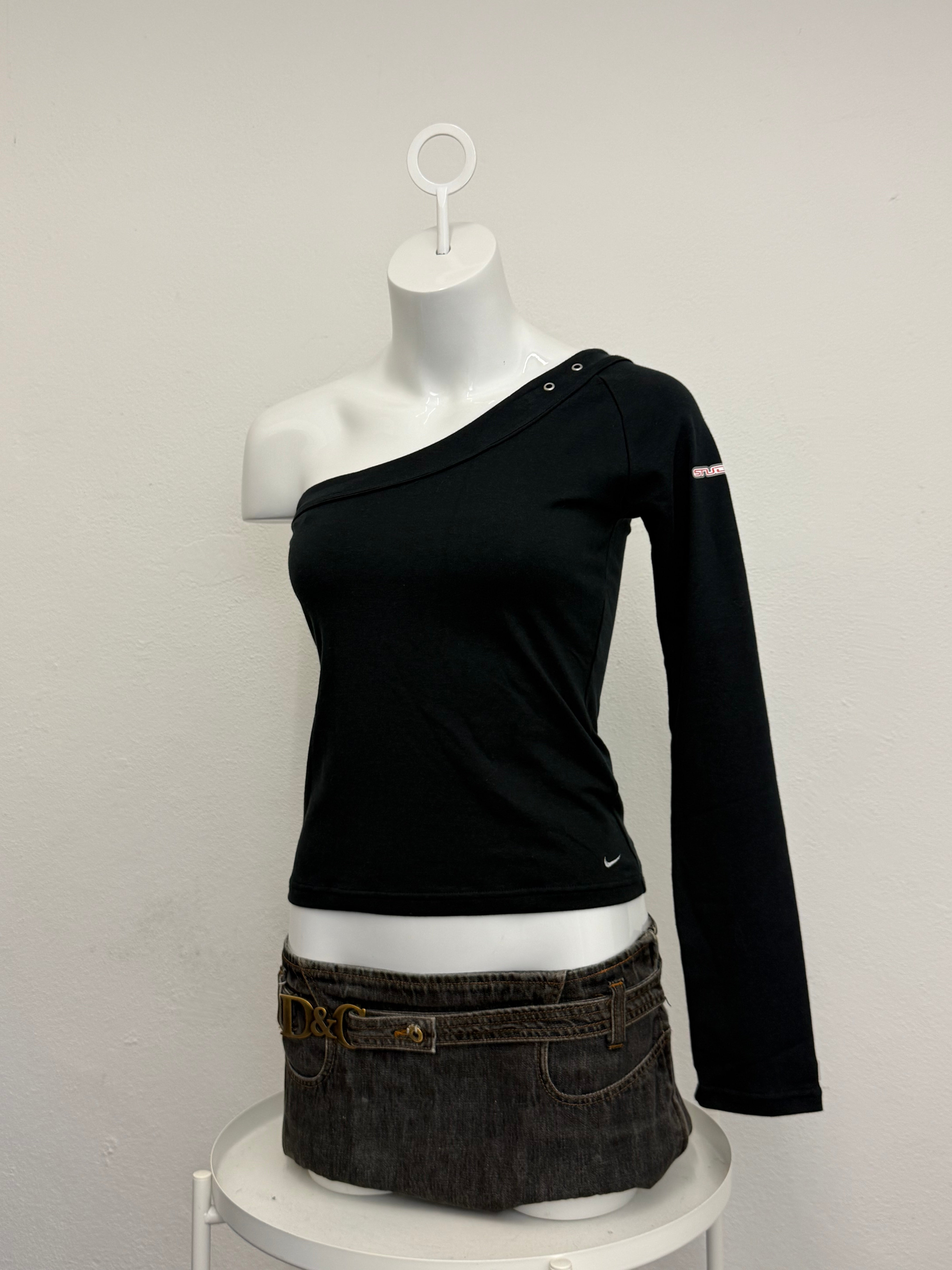 nike top one shoulder