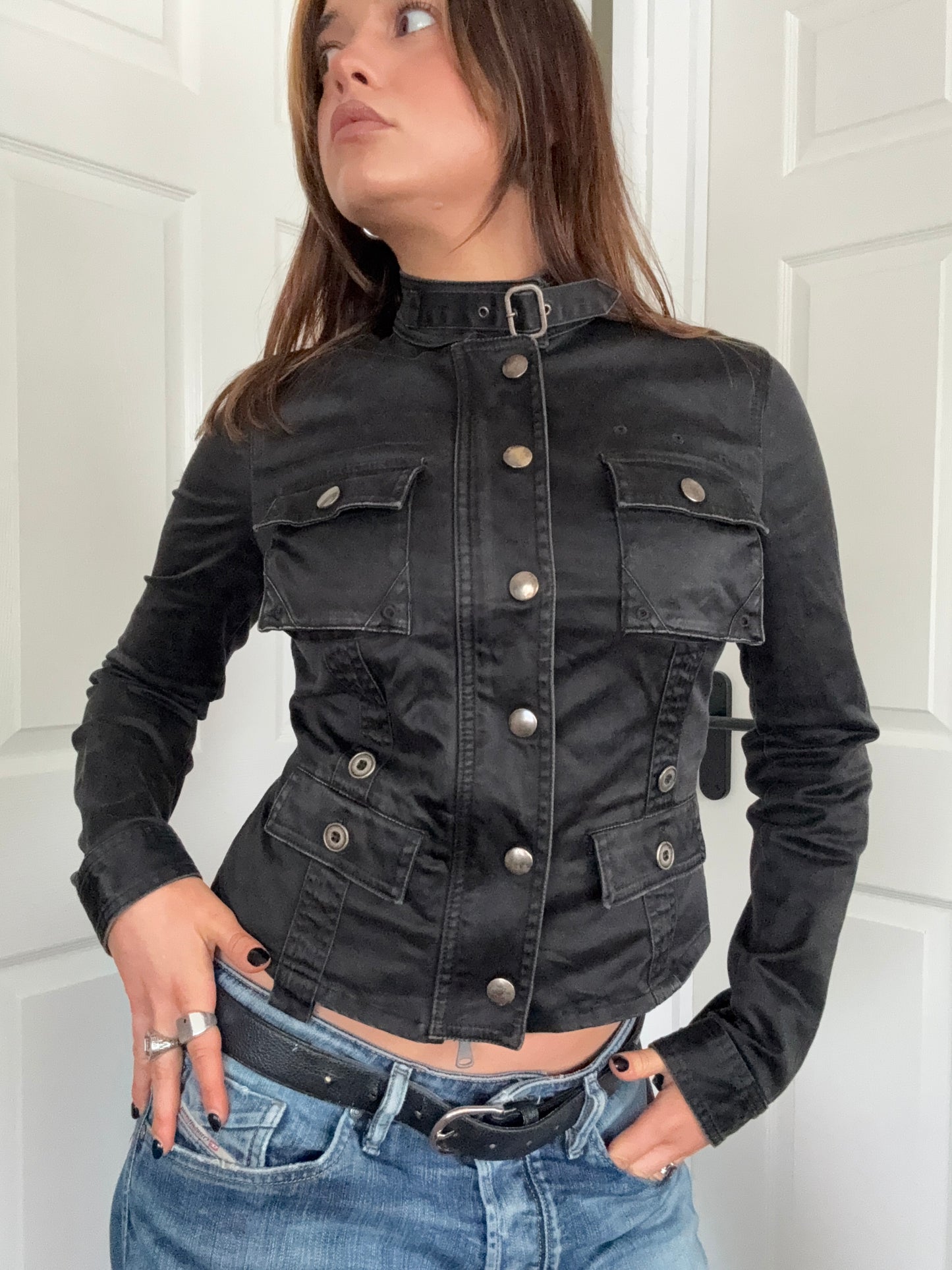 Armani Cargo Buckle Jacket (UK12)