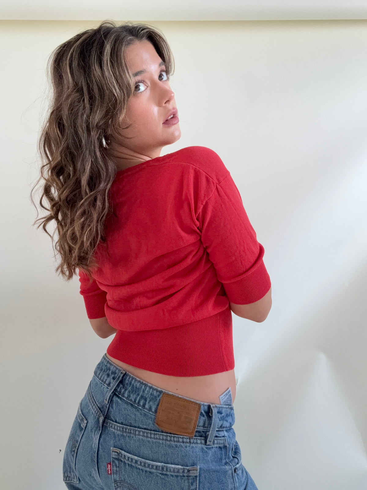 Vivienne Westwood Red Knit Top (M)