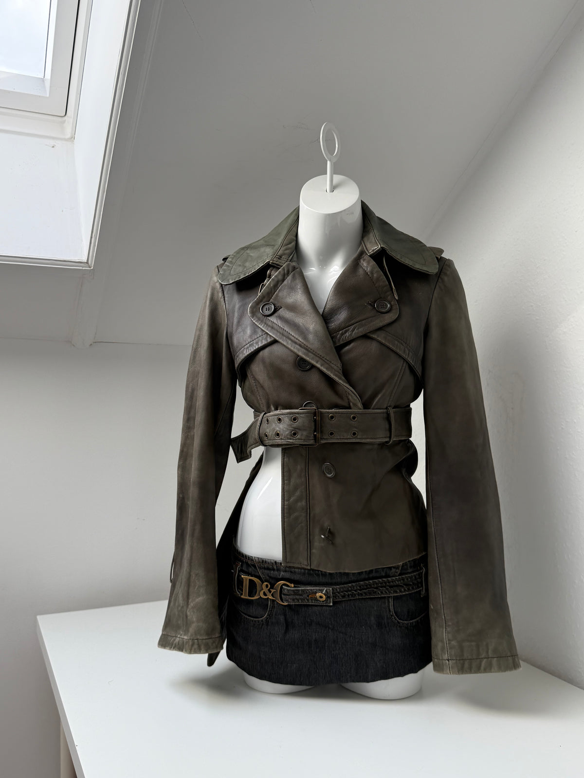 Allsaints 2 in 1 Leather Jacket (UK12)