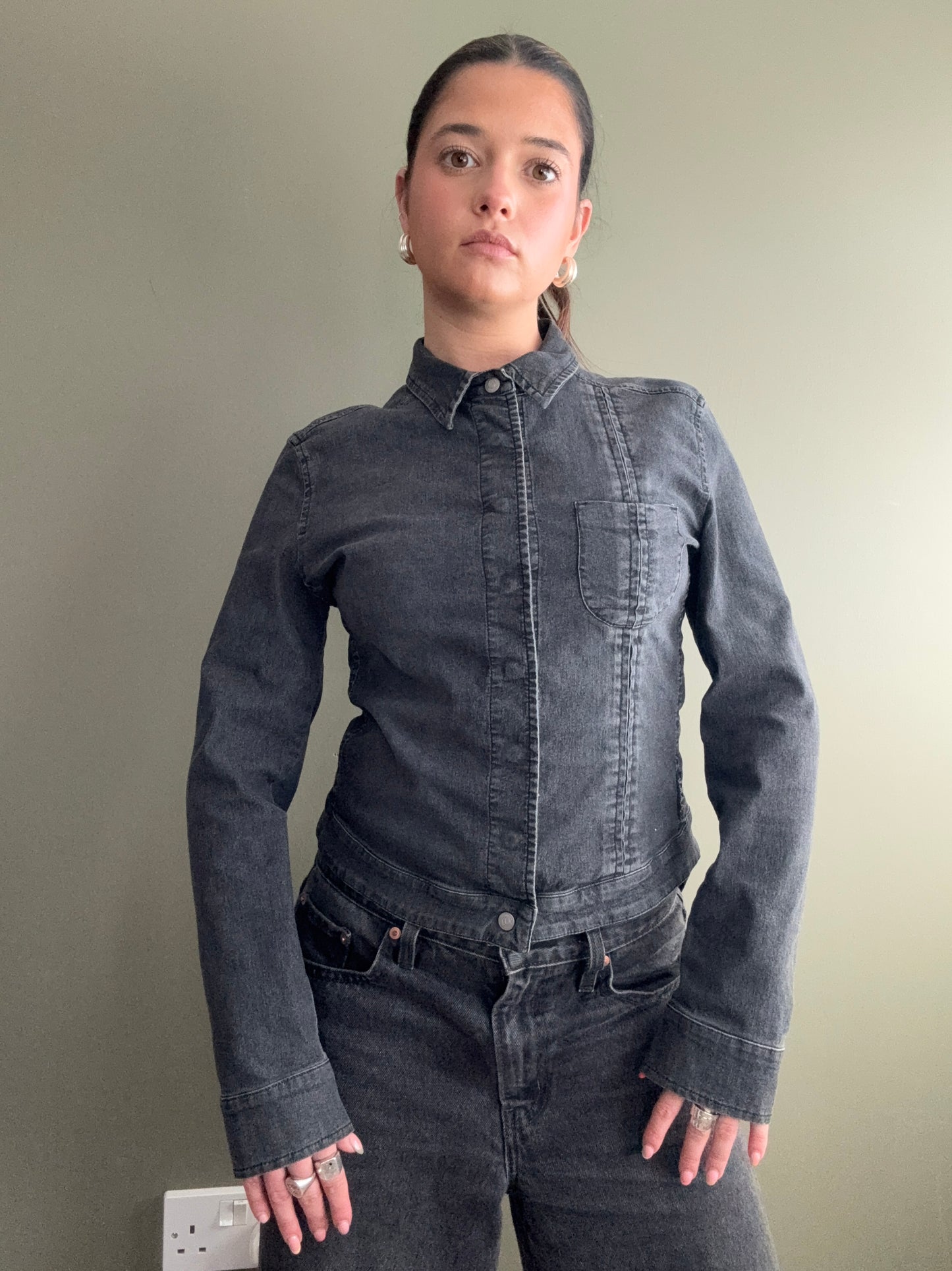 Armani Jeans Denim Shirt (UK10)