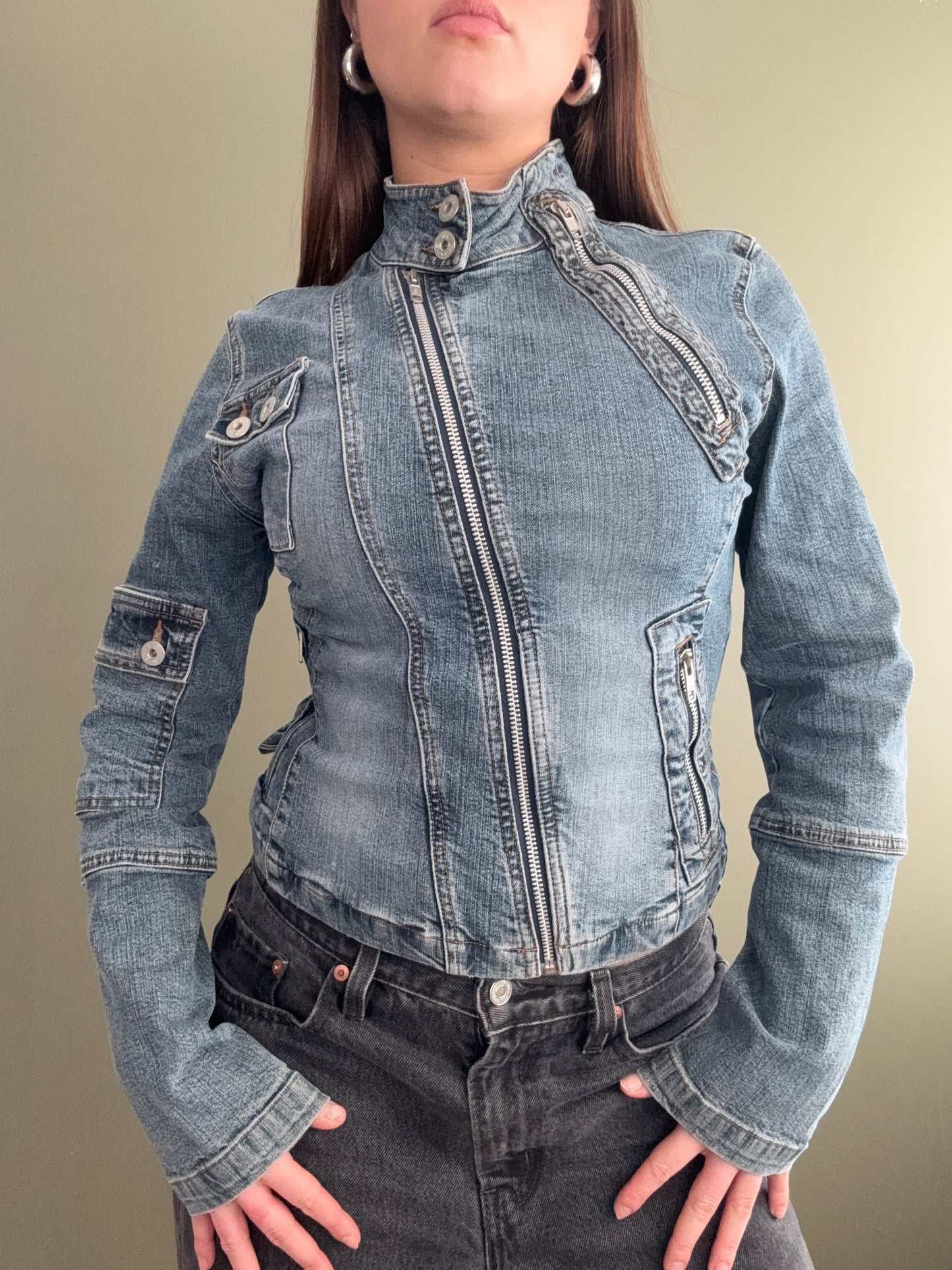 Fitted Denim Jacket (S)