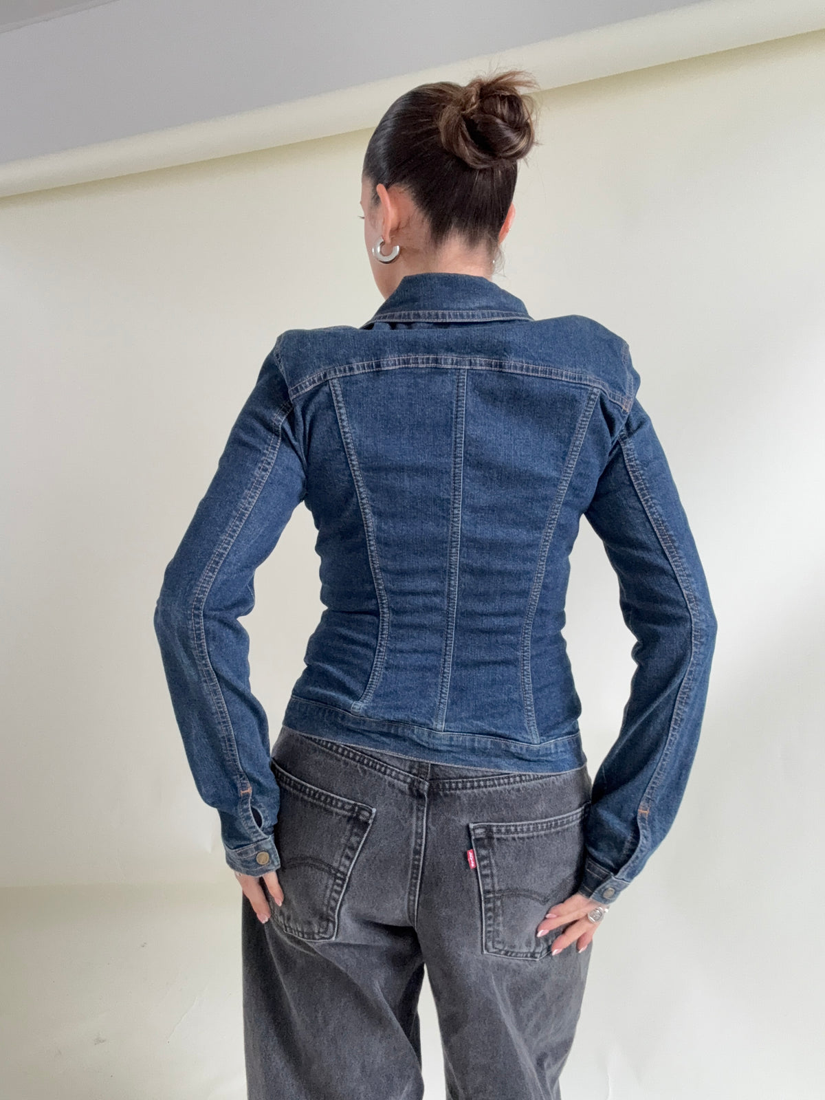 Vintage Dolce & Gabbana Fitted Denim Jacket (M)