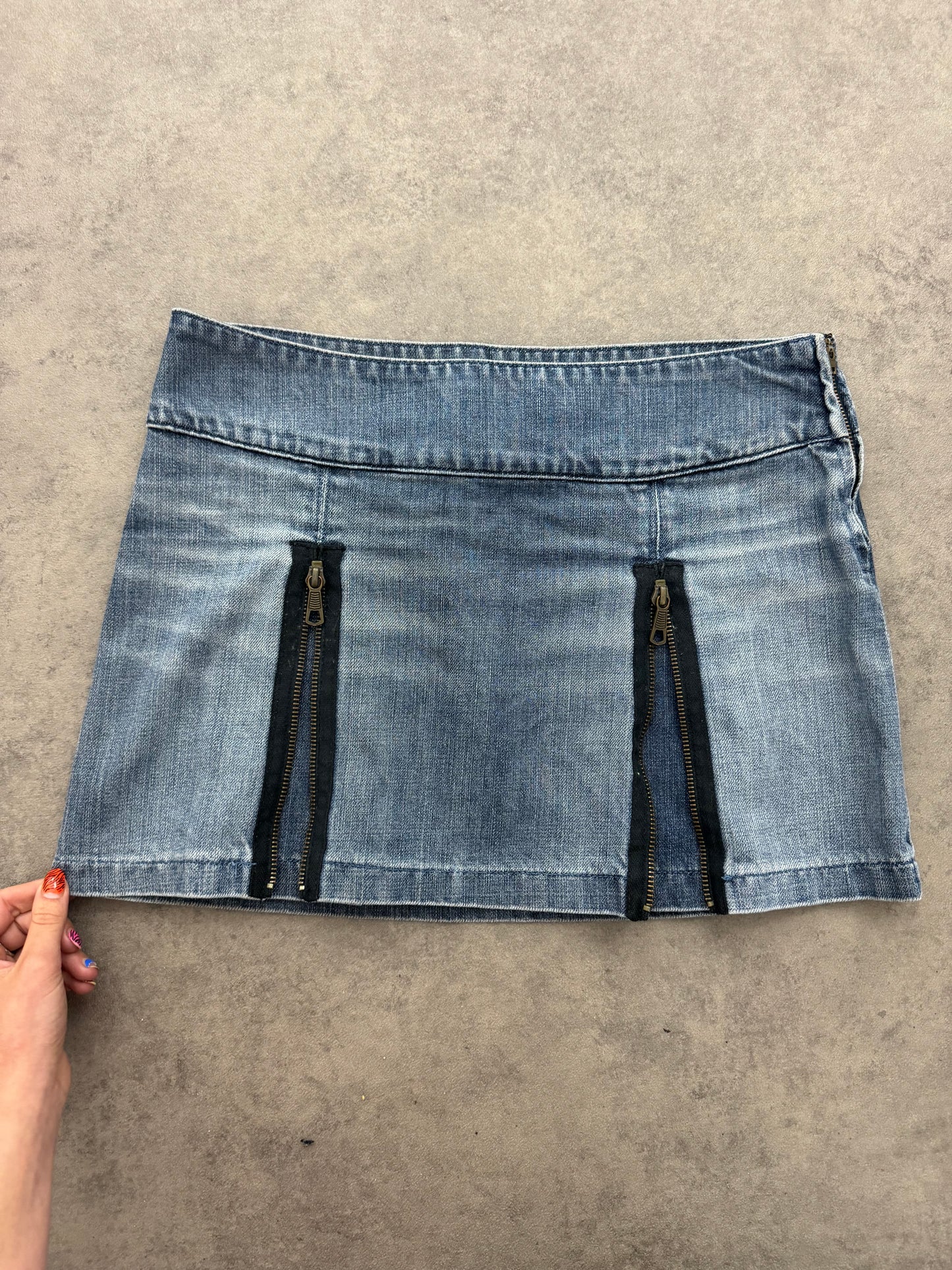 Killah Miss Sixty Zip Mini Skirt