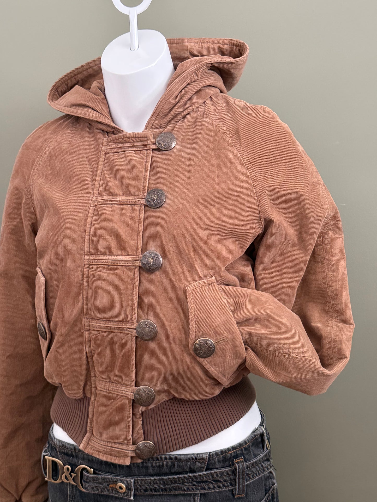 Dolce and Gabbana Corduroy Bomber Jacket (S)