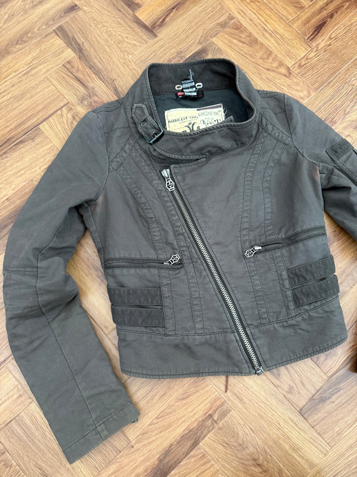 Diesel Cropped Utility Jacket (M)