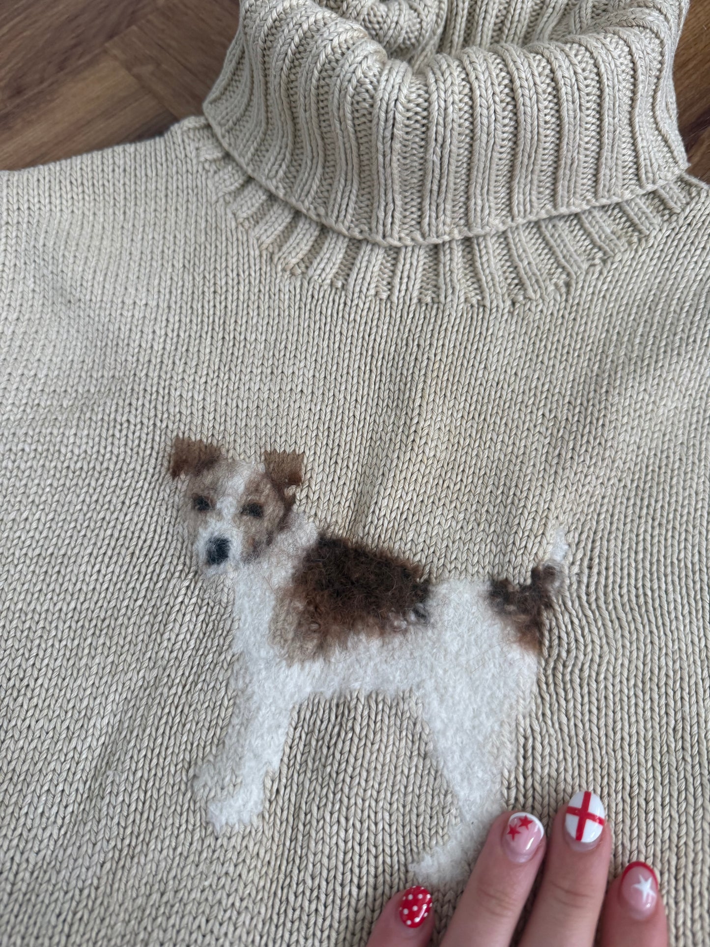Ralph Lauren Knit Dog Top (M)