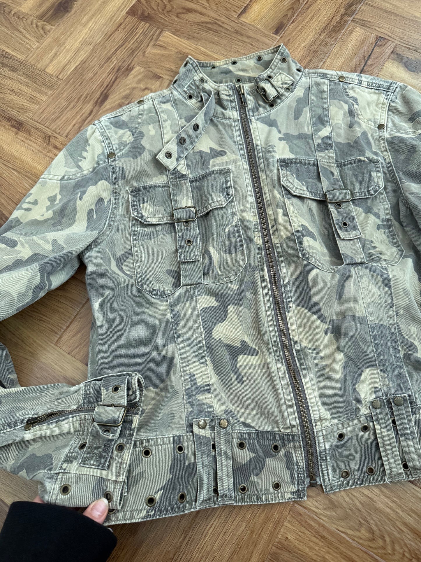 Camo Cargo Jacket (UK14)