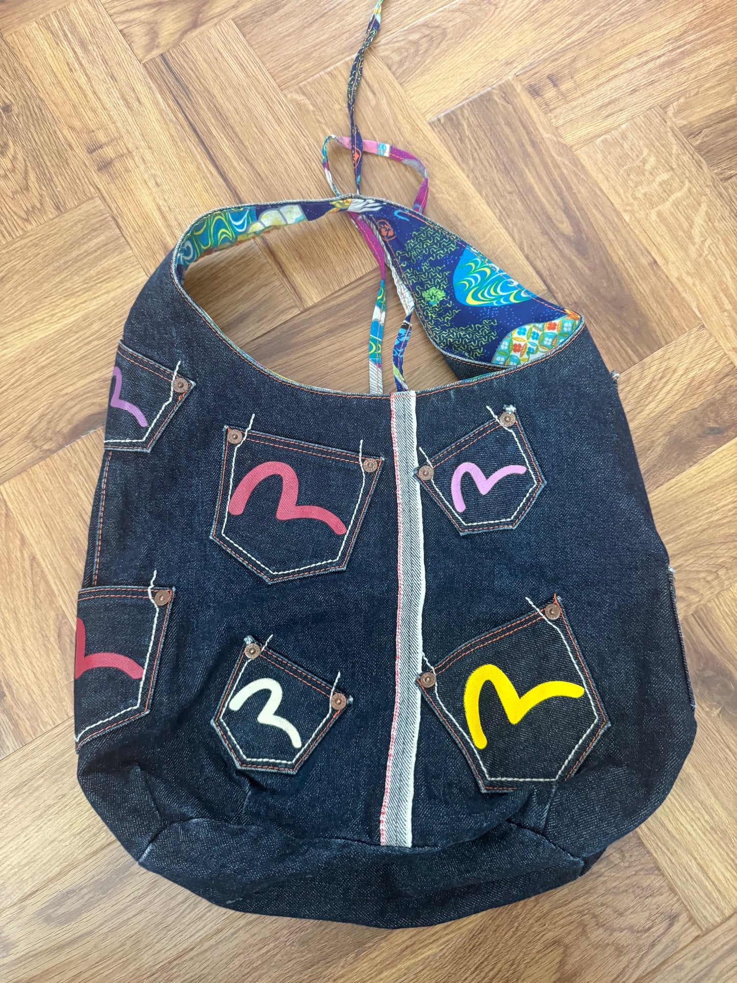 Evisu Pocket Reversible Bag