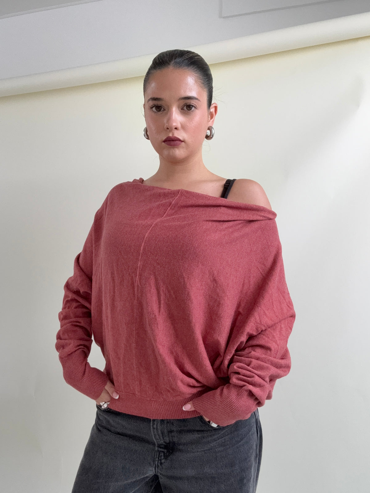 Allsaints Batwing Popper Jumper (M)