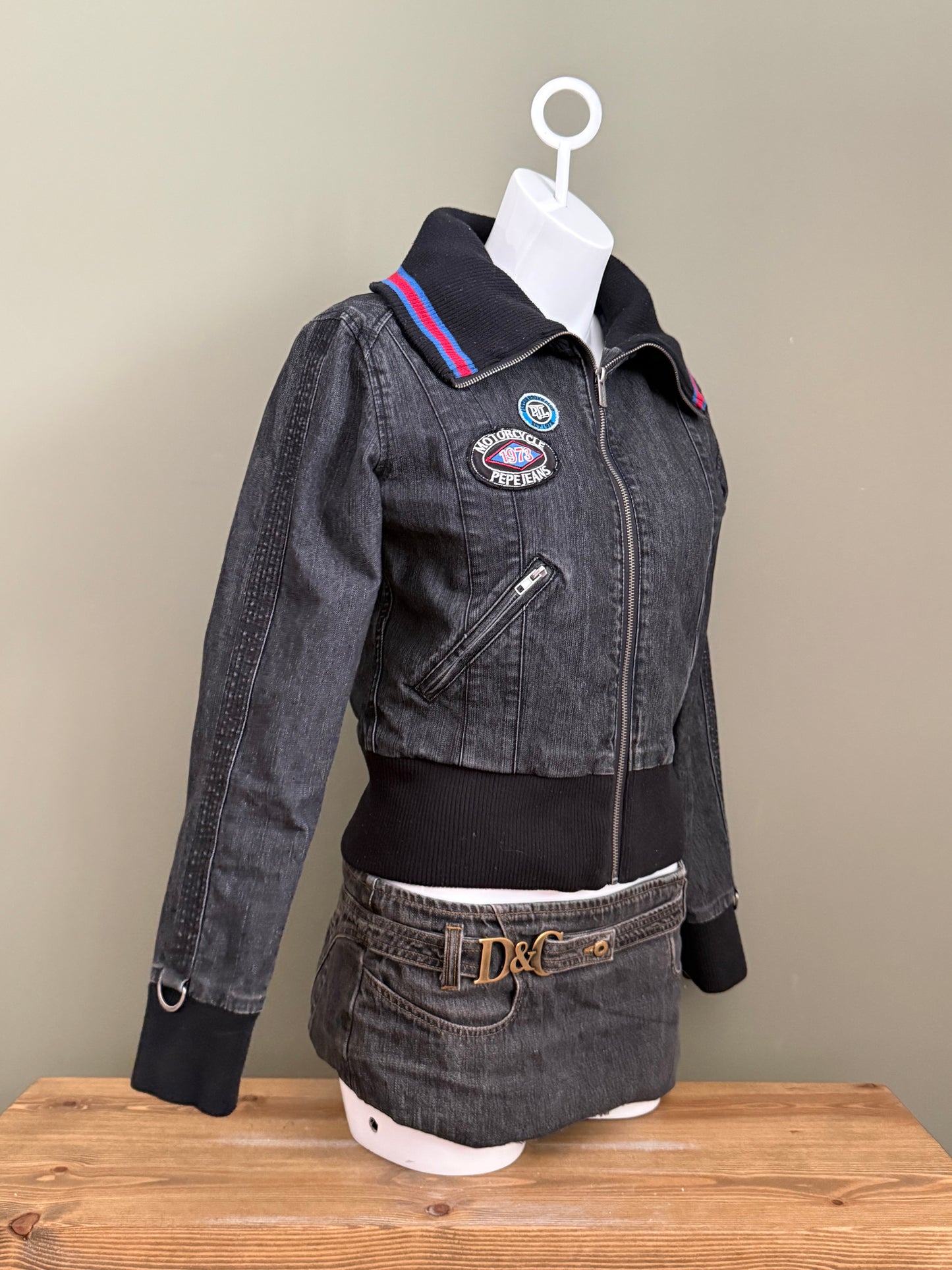 Pepe Jeans Denim Bomber Jacket (M)