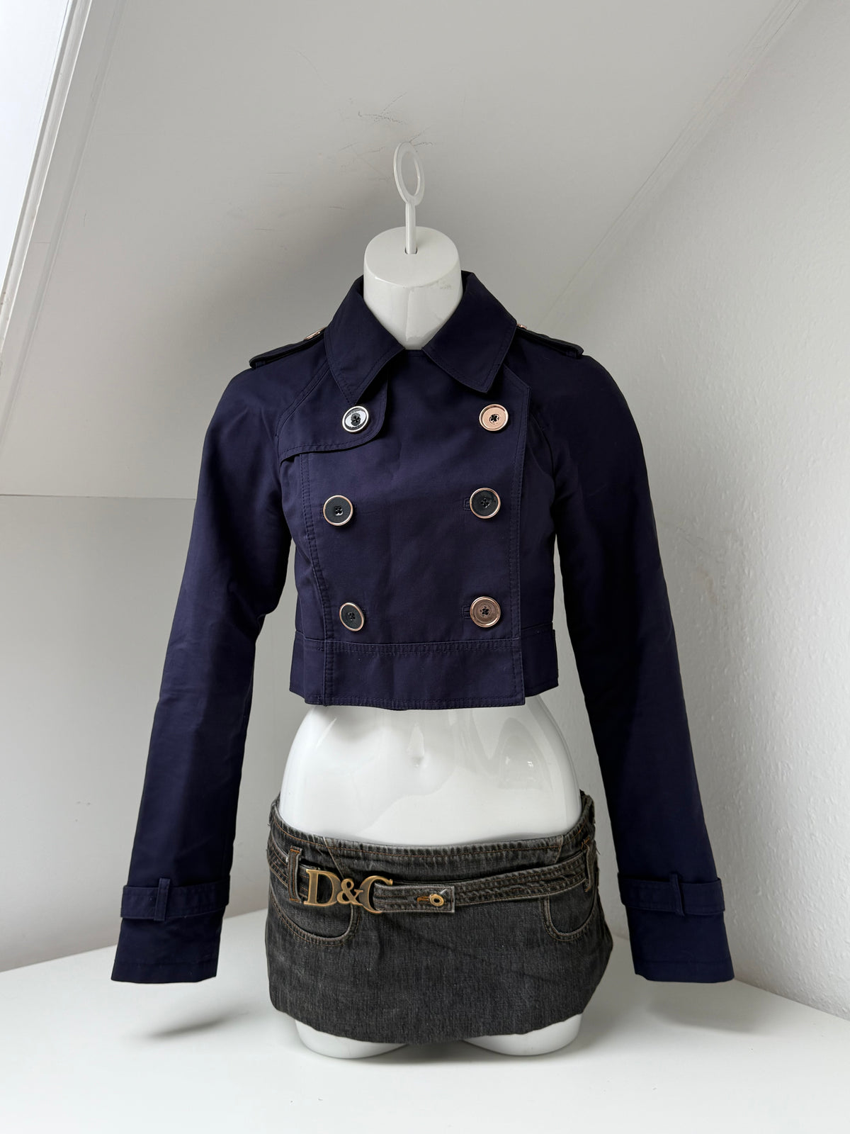 Ted Baker Cropped Trench Coat (XS)