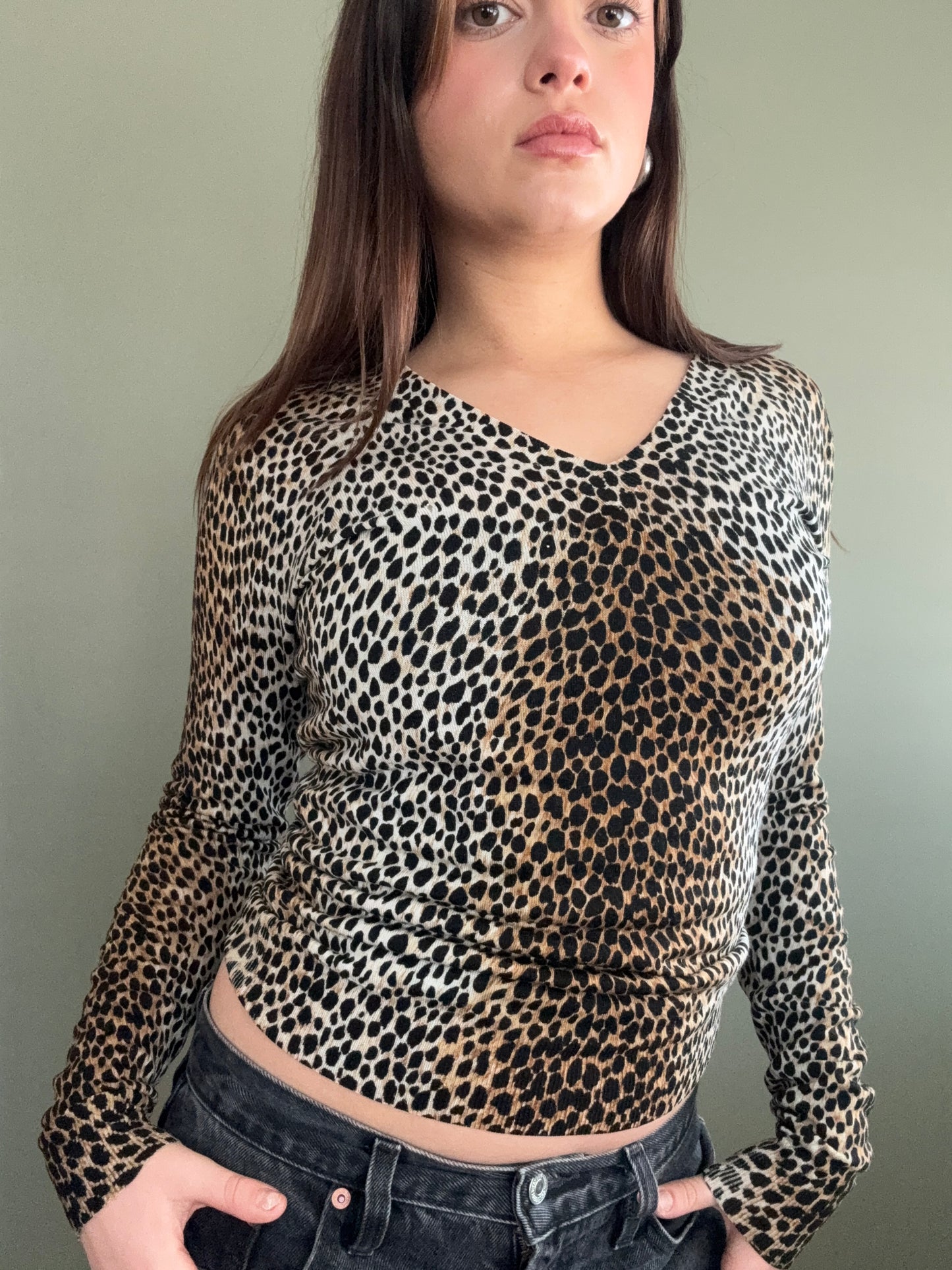 Dolce and Gabbana Leopard Jumper (S)