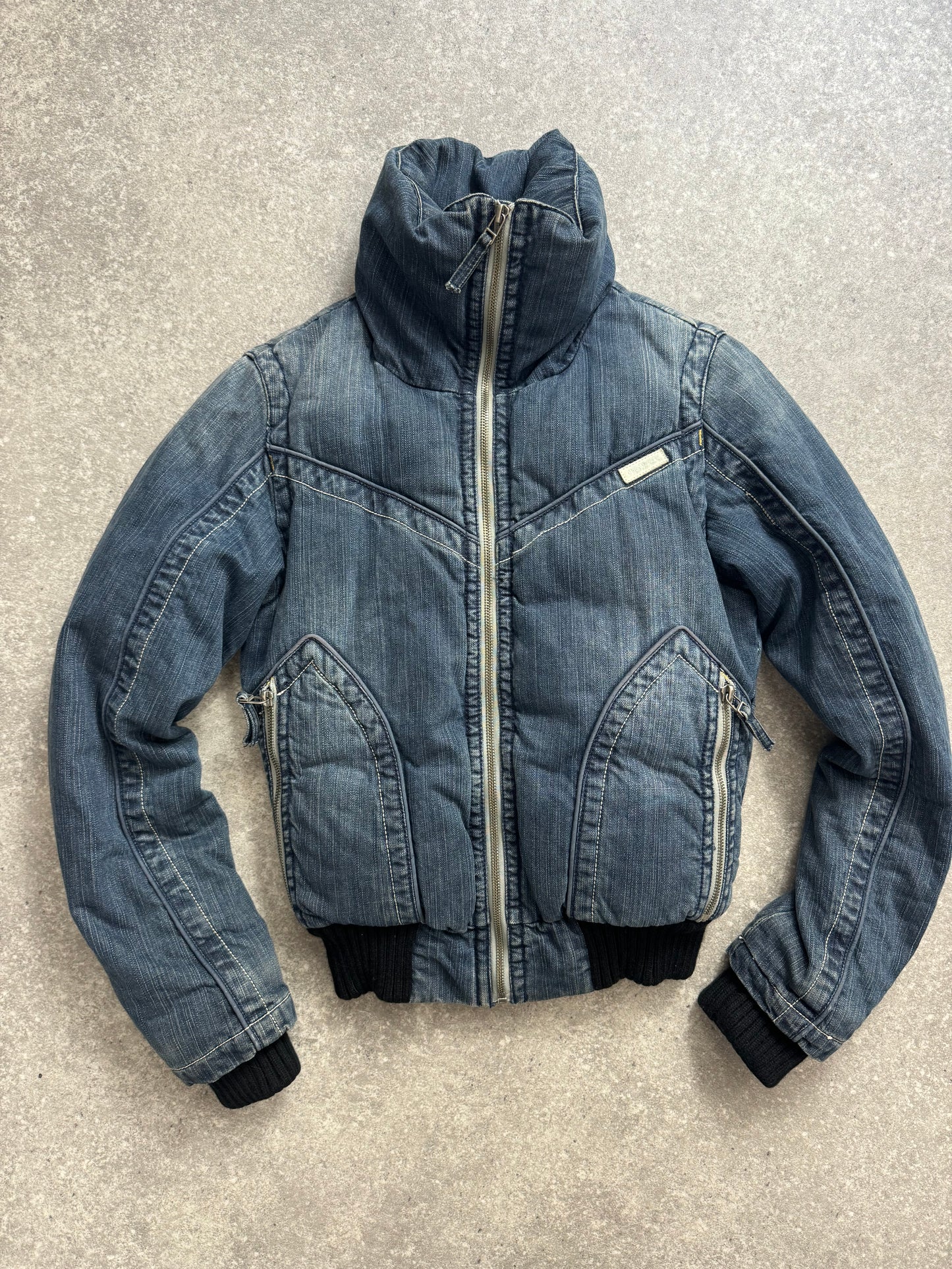 Pepe Jeans Denim Puffer Jacket