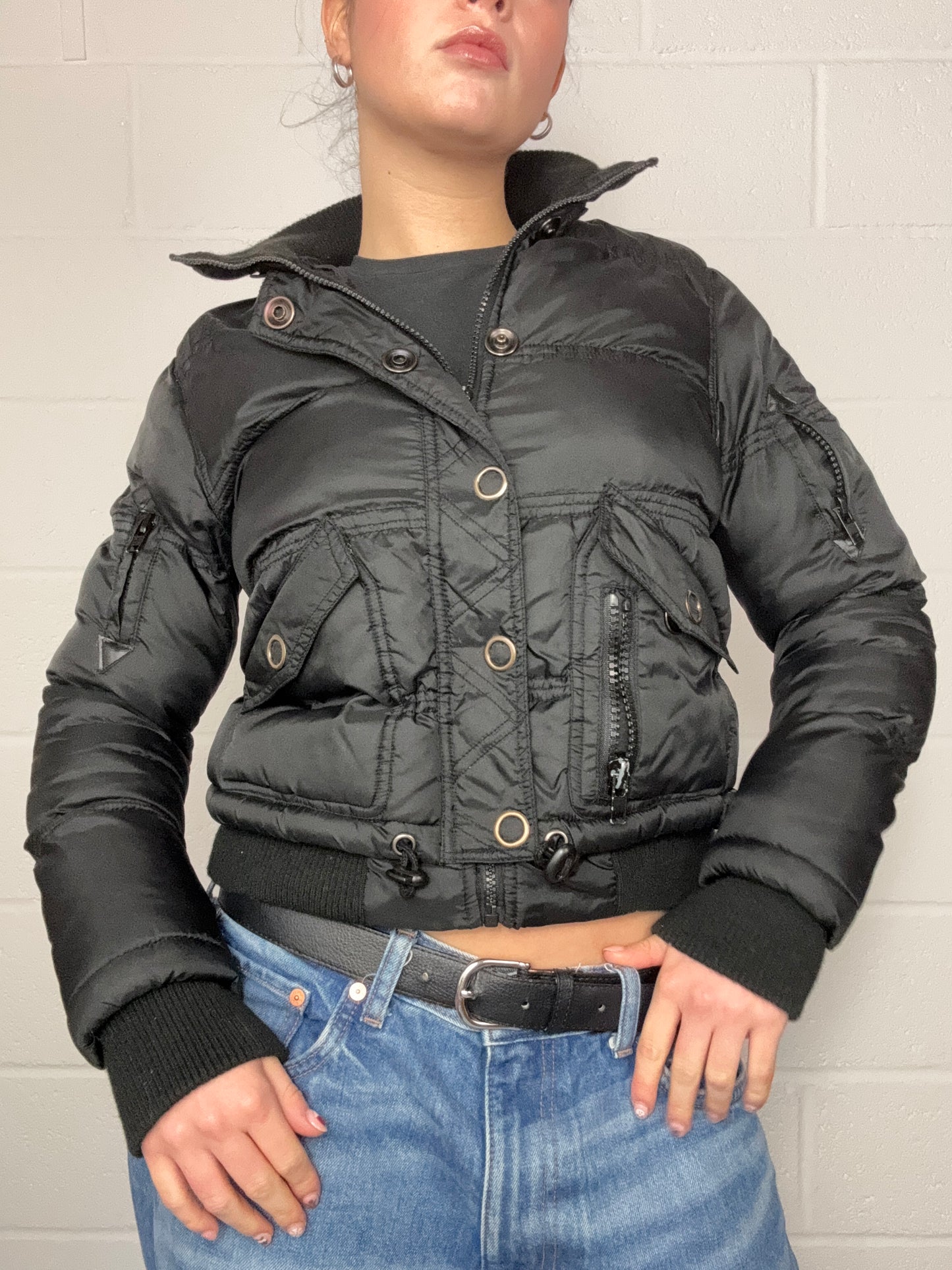 Y2K Puffer Jacket (UK10)