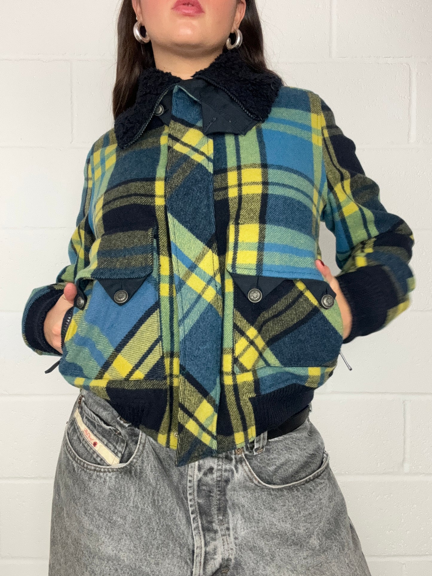 Diesel Wool Tartan Jacket