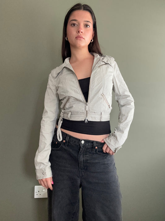 Armani Cropped Cargo Jacket (S)
