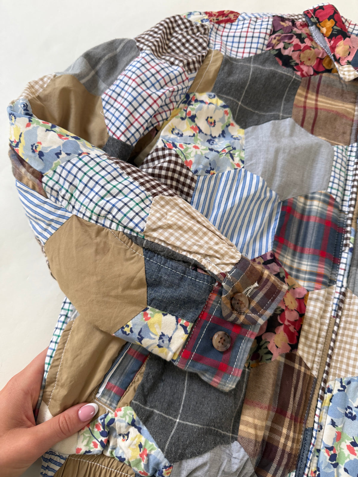 Polo Ralph Lauren Patchwork Bomber Jacket (S)