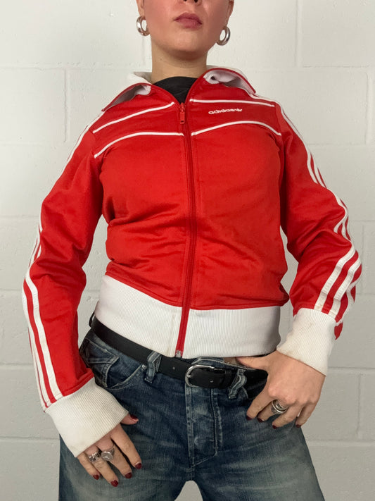 Adidas Red Tracksuit Top (UK10)