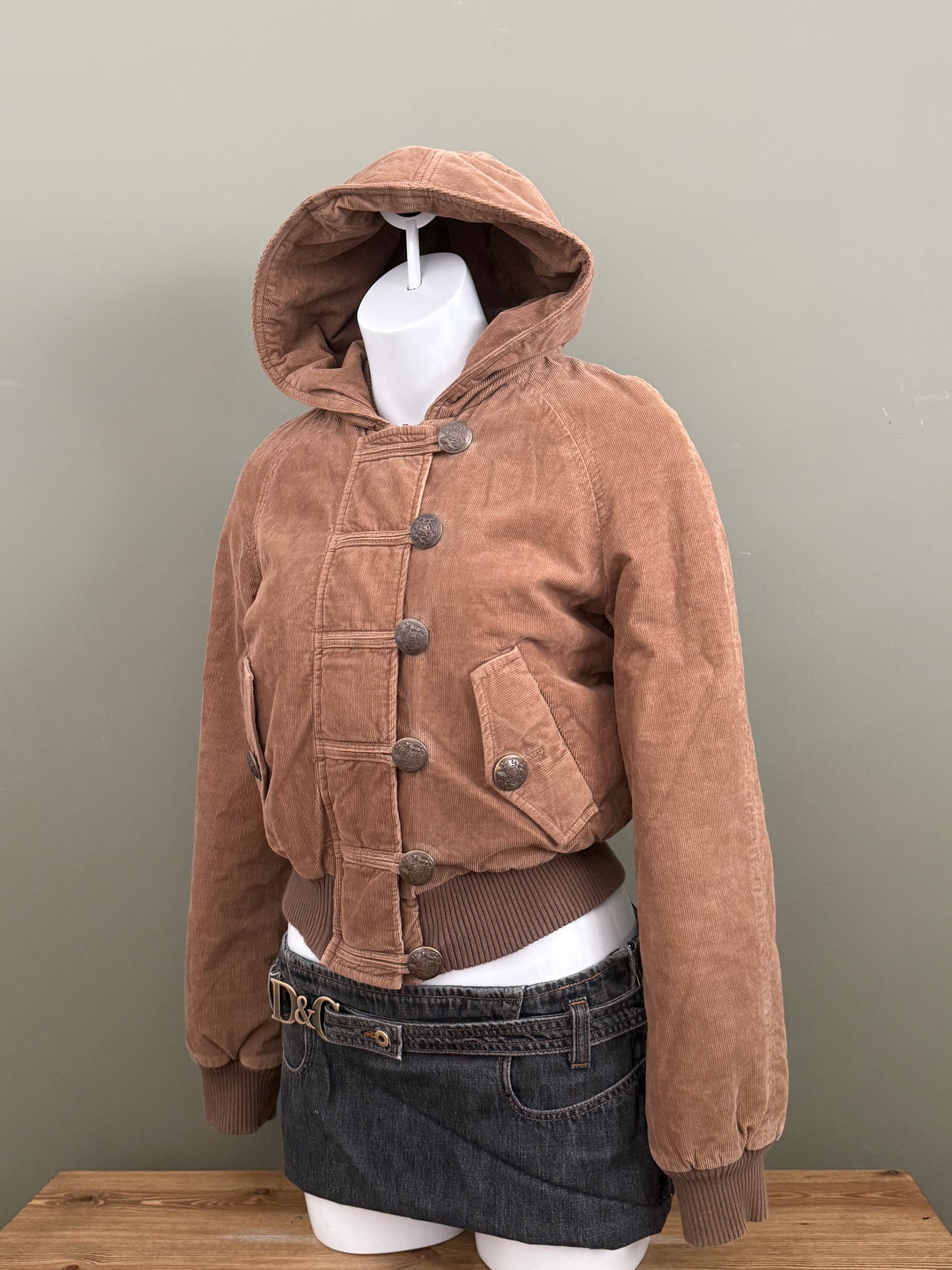 Dolce and Gabbana Corduroy Bomber Jacket (S)