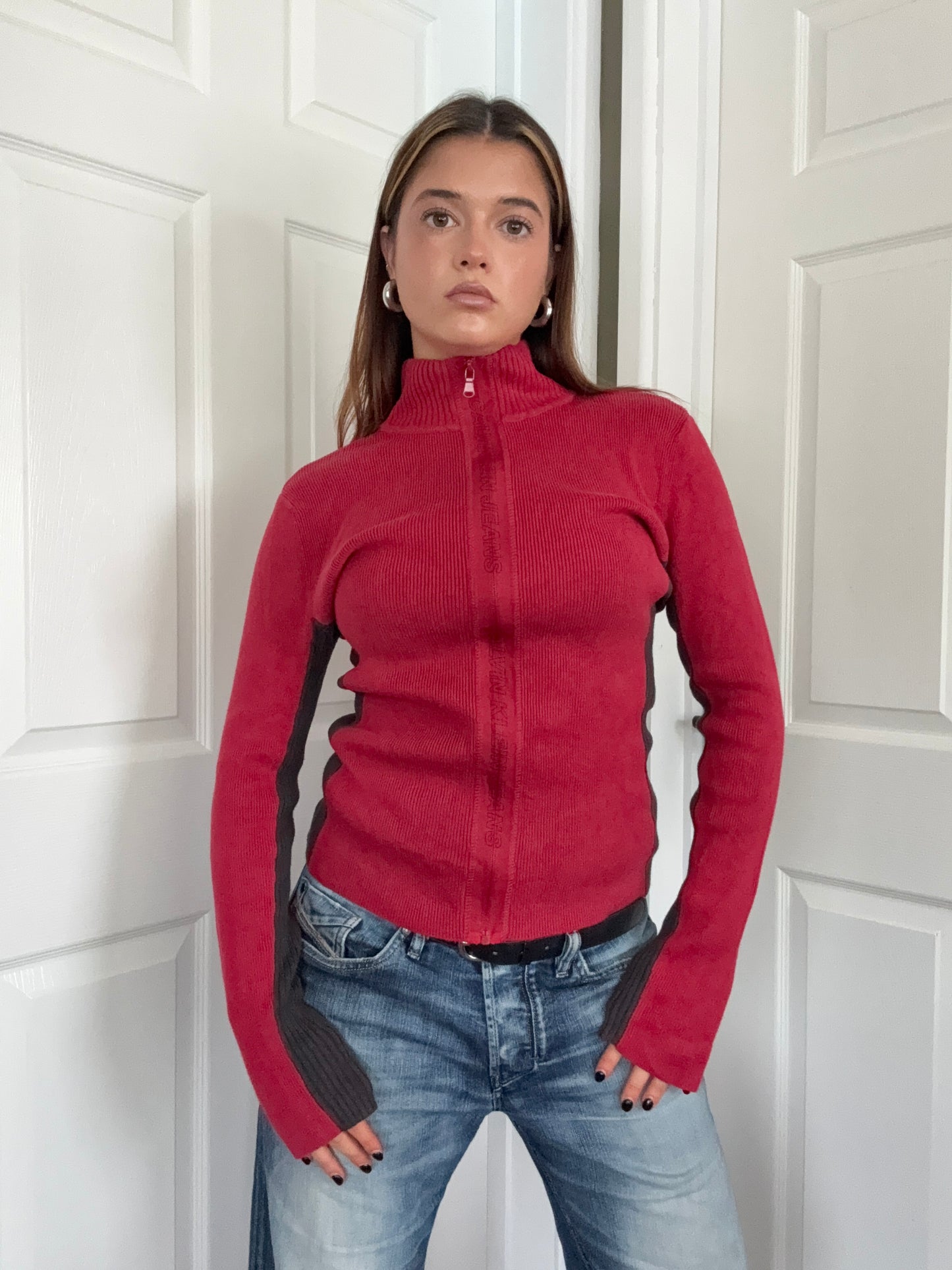 Calvin Klein Zip Knit Jumper (M)